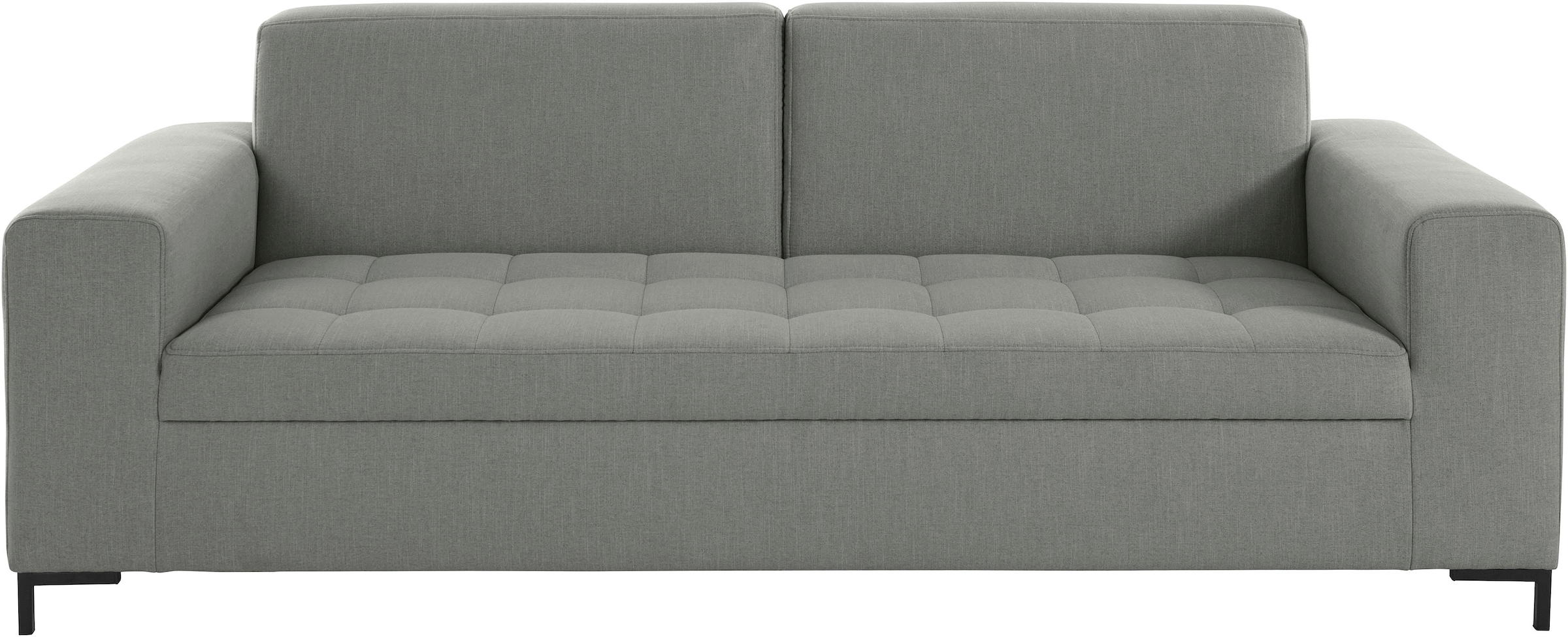 OTTO products 3-Sitzer »Grazzo«, hochwertige Stoffe aus recyceltem Material, Steppung im Sitzbereich