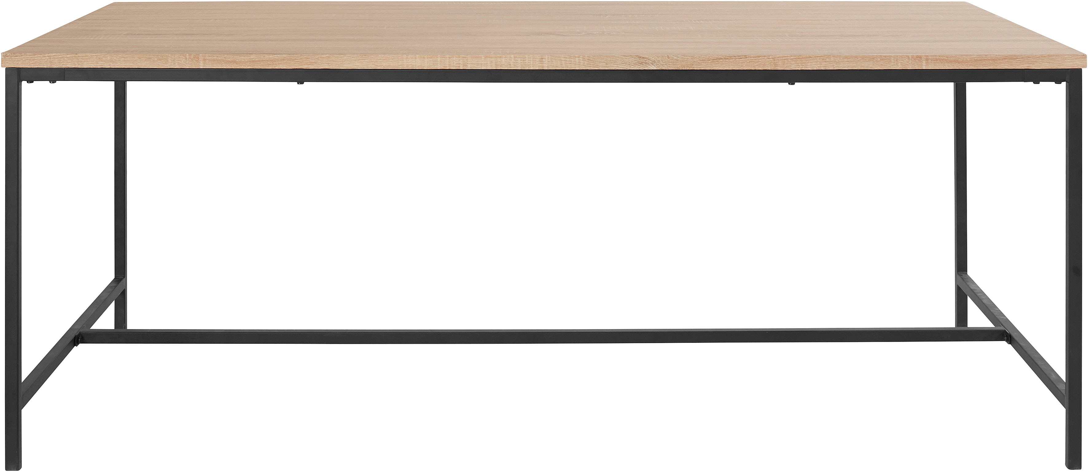 OTTO home "Vadum" 1 Stk. tlg. mit Tischplatte in einer Holzoptik und fühlbare Struktur, Höhe 76 cm