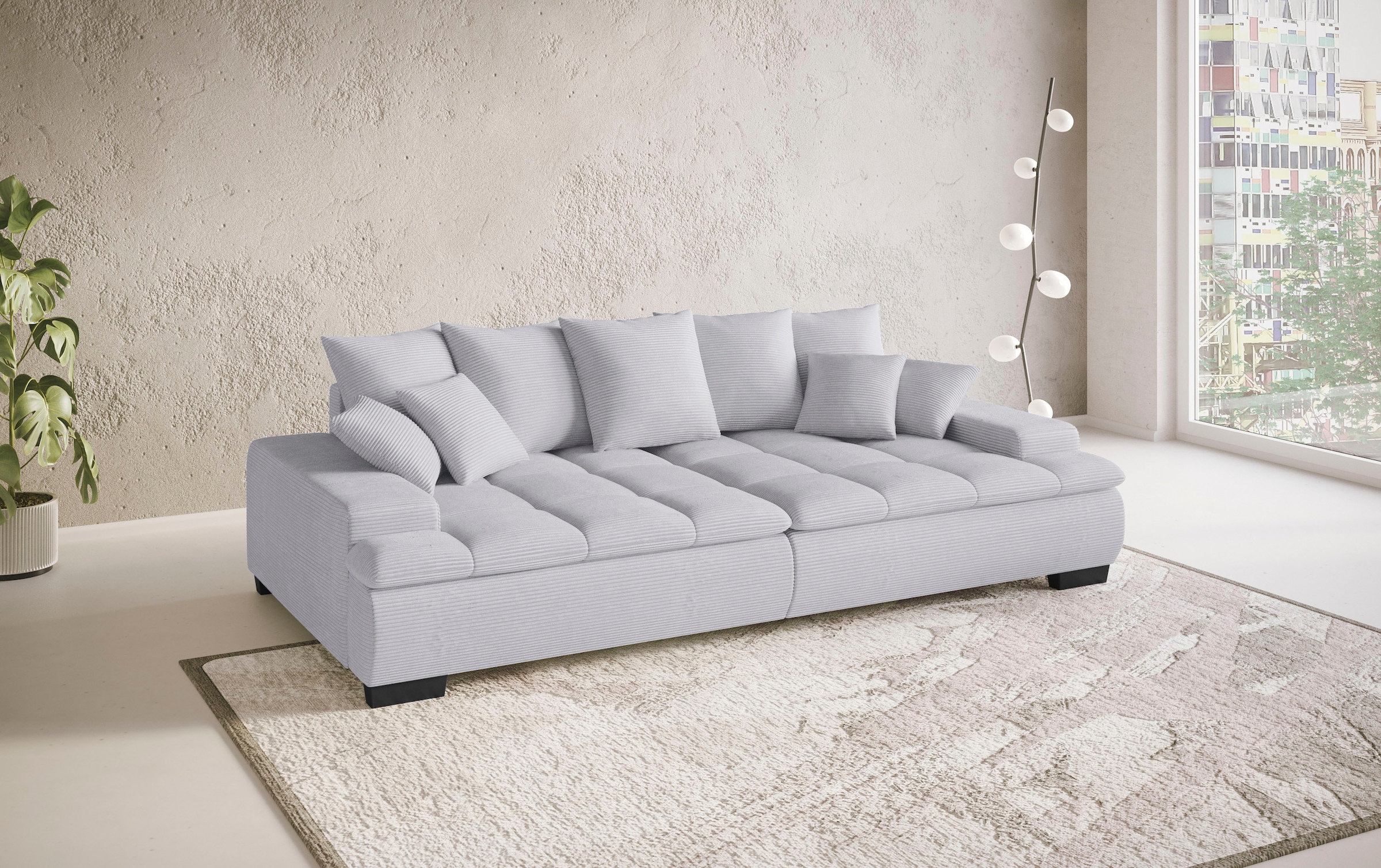Mr. Couch Big-Sofa »Haiti II«, Wahlweise mit Kaltschaum - bis 140 kg belastbar