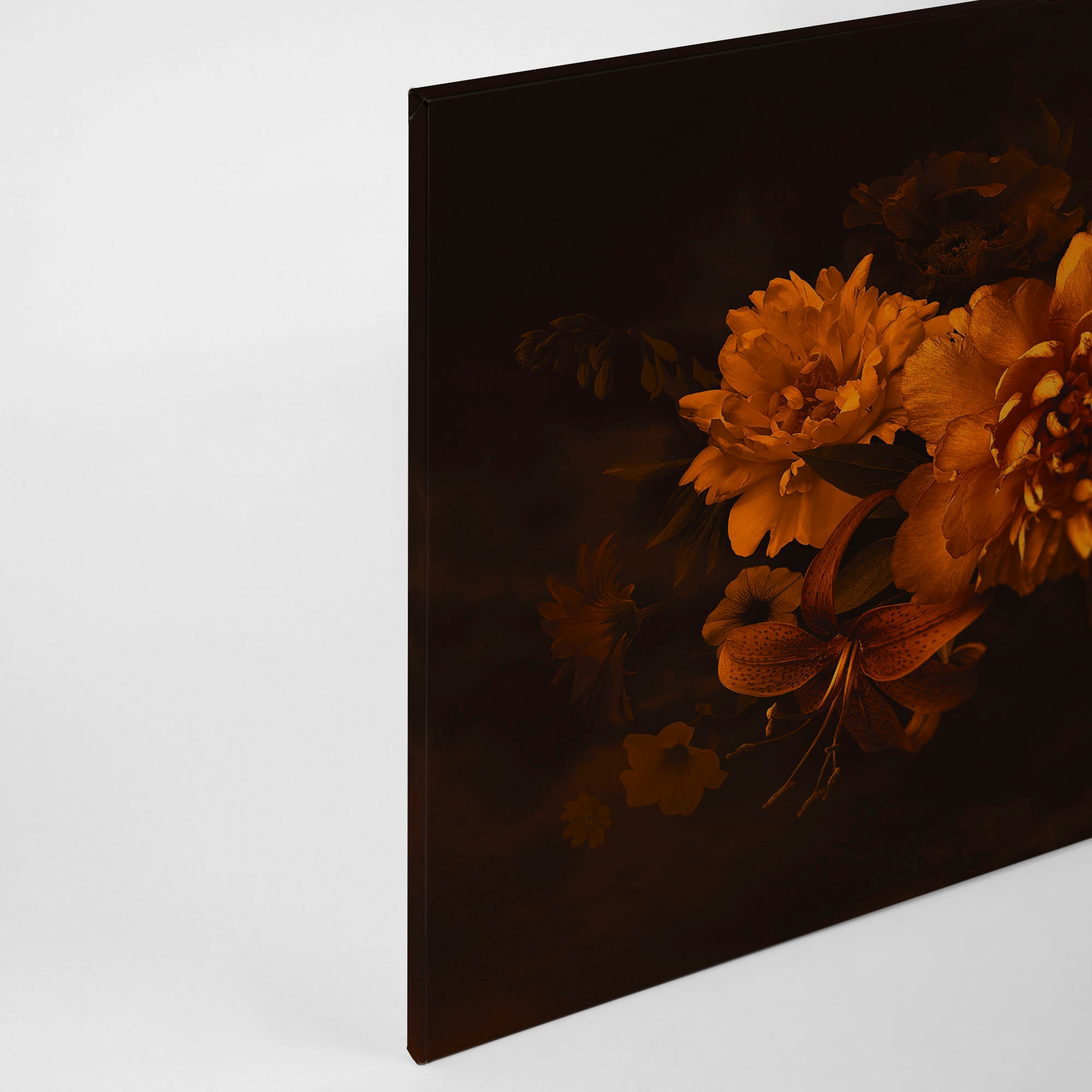 A.S. Création Leinwandbild »Blossom Variety«, Kunst-Blumen-Kinder, (1 St.), Romantische Blumen, Rosen Keilrahmen Leinwand-Bild Wohnzimmer modern