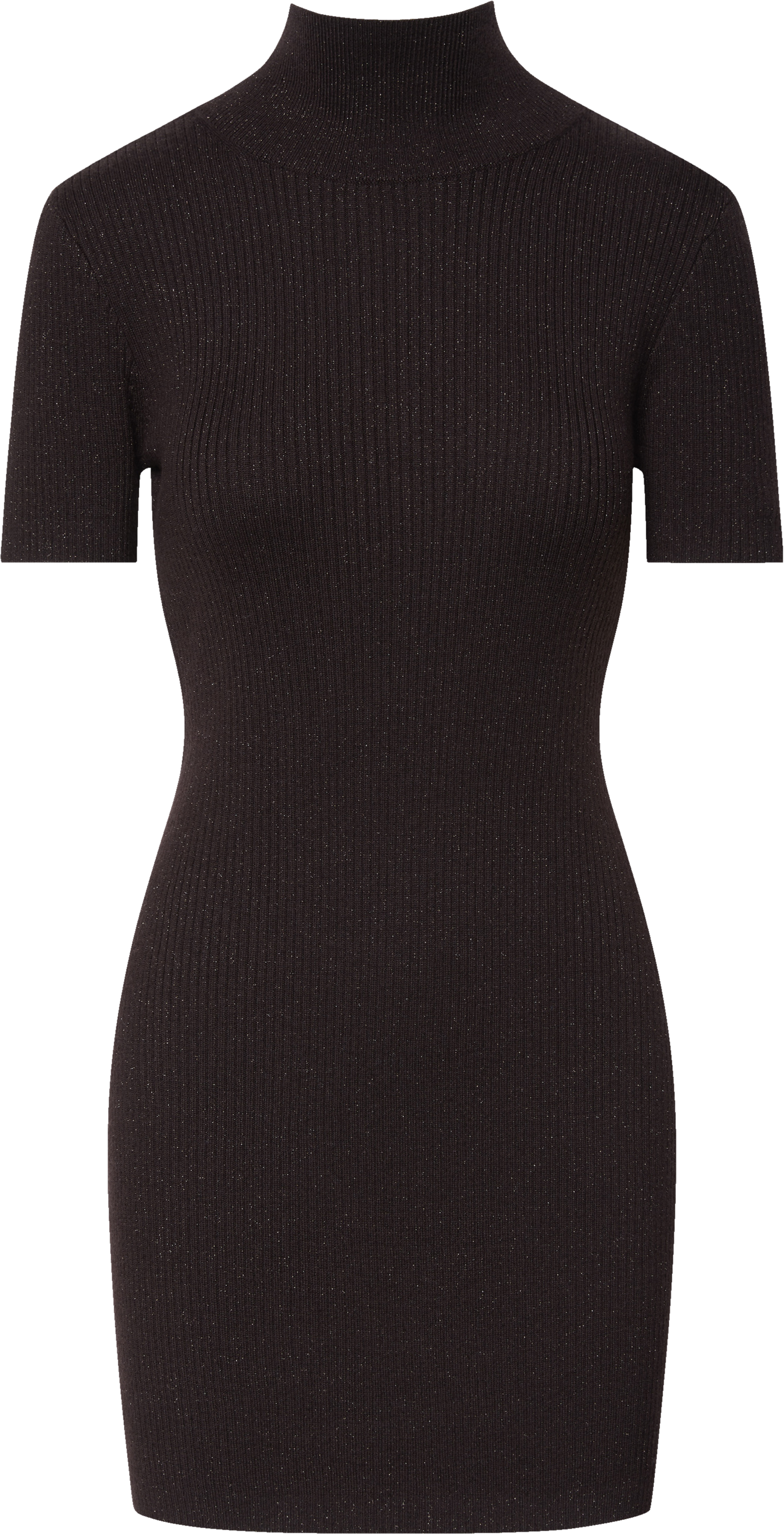 Calvin Klein Jeans Minikleid Ohne Tasche Figurbetonte Passform mit Stehkragen