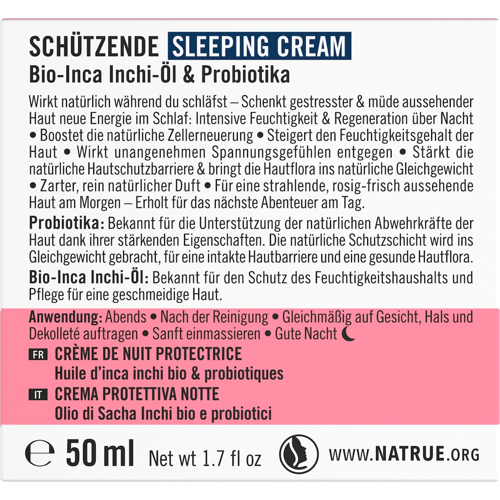 SANTE Gesichtslotion »Schützende Sleeping Cream«