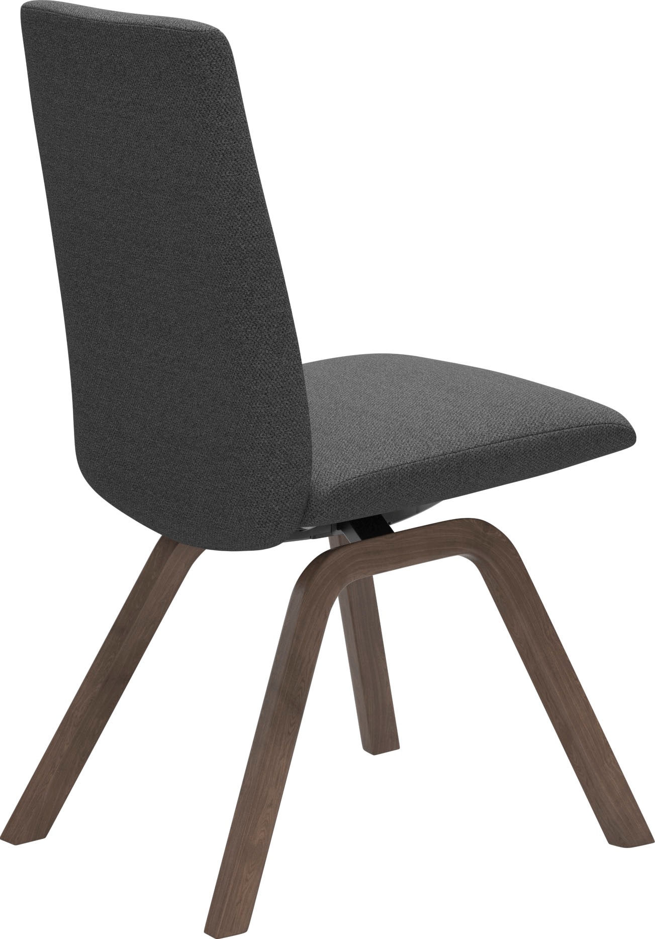 Stressless® Polsterstuhl »Laurel«, ROHLEDER Stoff Q2 FARON, Low Back, Größe M, mit schräggestellten Beinen in Walnuss