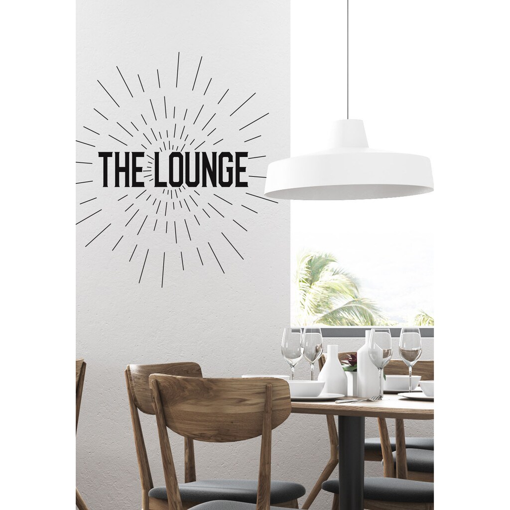 queence Wandtattoo »THE LOUNGE«, (1 St.)