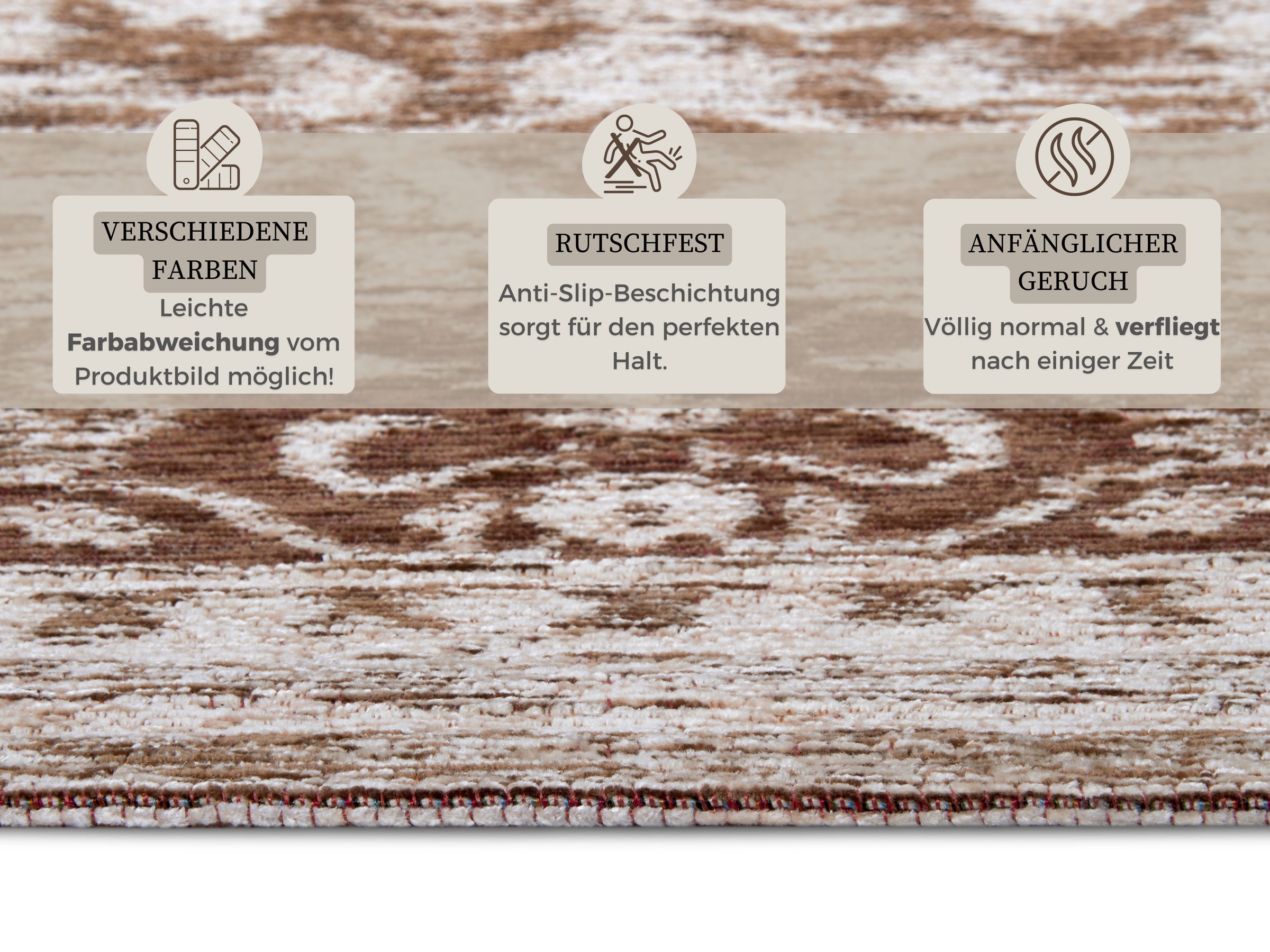 HANSE Home Teppich »Aseno«, rechteckig, 6 mm Höhe, strapazierfähig, pflegeleicht, robust, Anti-Slip