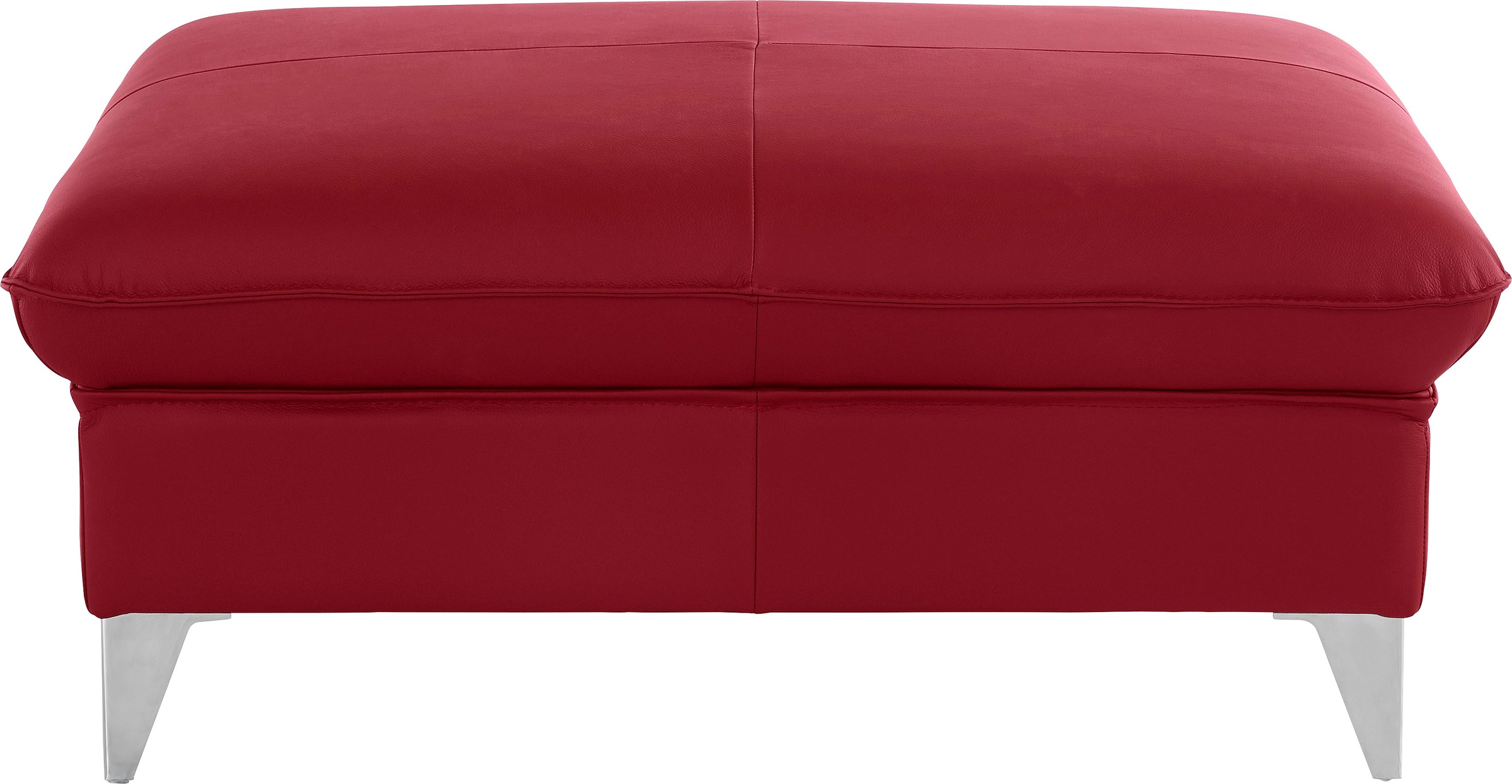 COTTA Polstergarnitur »Caluso L-Form«, (2 tlg.), Set bestehend aus: Ecksofa mit Kopfteilverstellung & Hocker