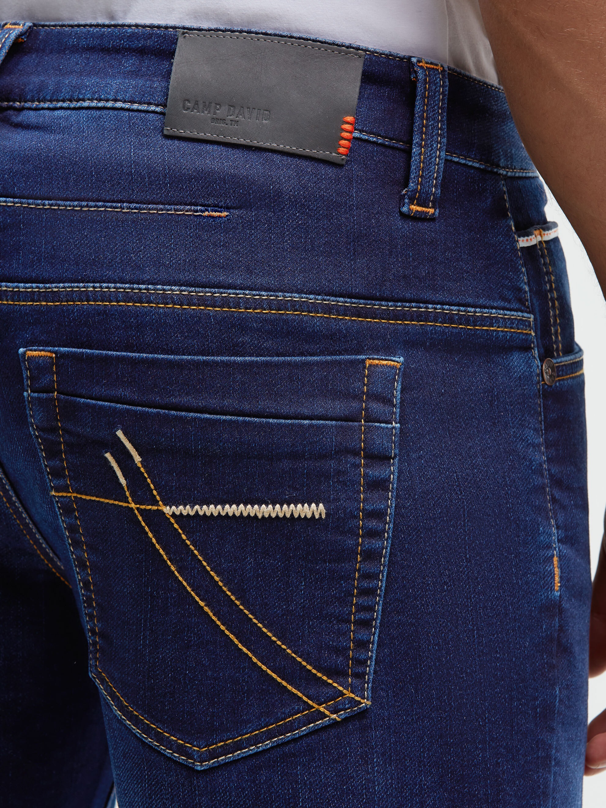 CAMP DAVID Comfort-fit-Jeans mit zwei Leibhöhen