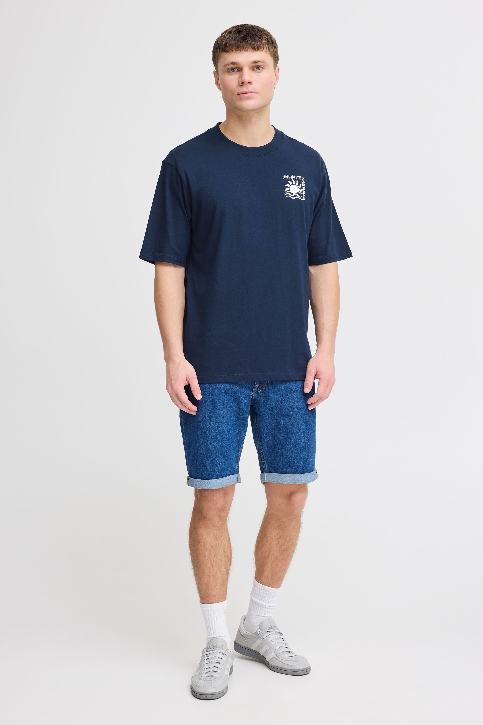 Solid Rundhalsshirt "Rundhalsshirt SDOdaniel" günstig online kaufen