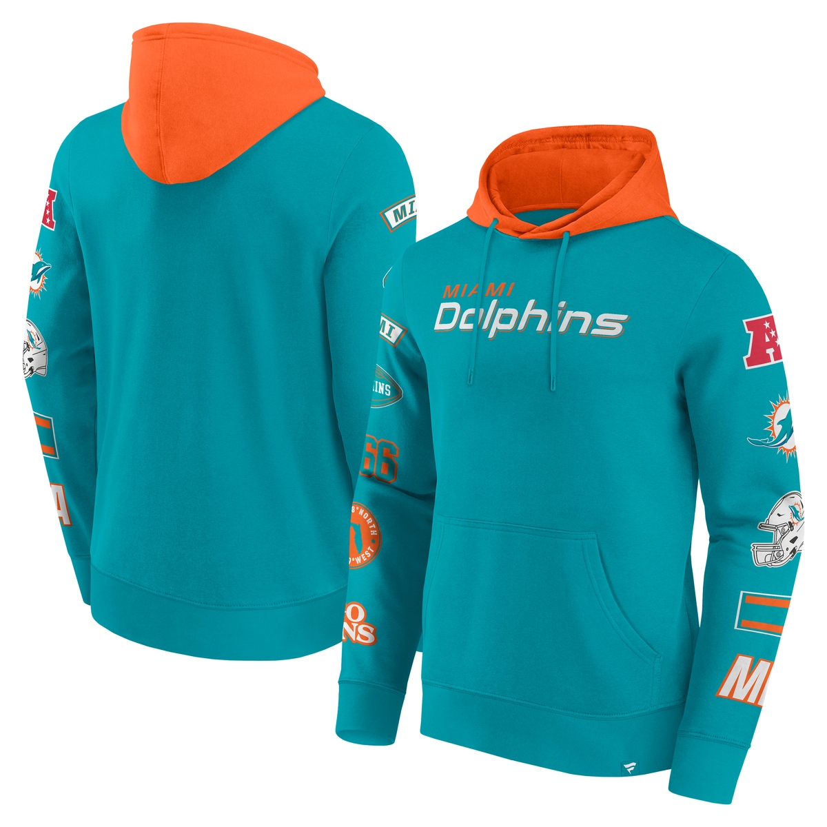 Fanatics "Fanatics Hoodie Miami Dolphins Patched Out Fleece"