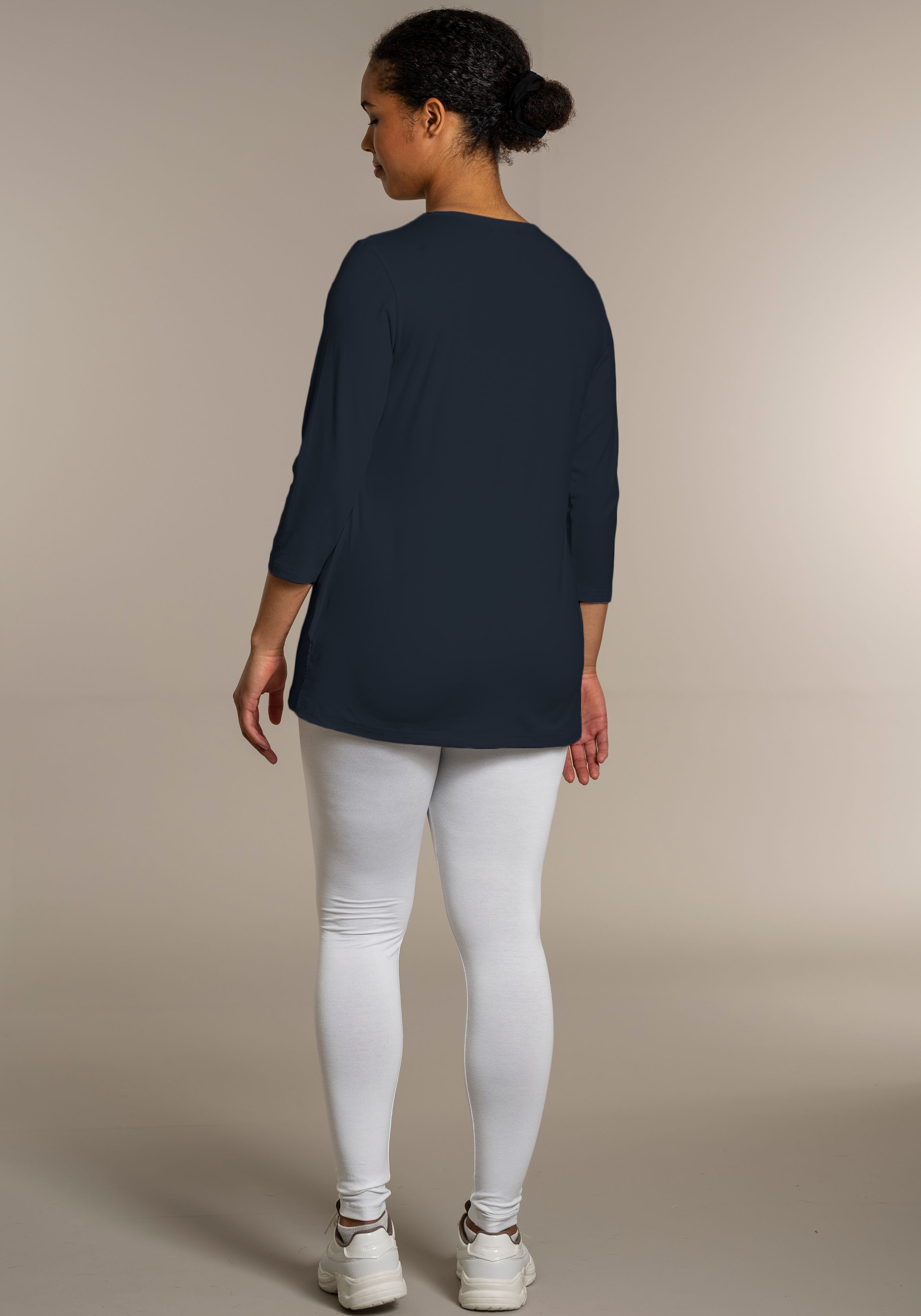 SANDGAARD 3/4-Arm-Shirt, mit 3/4-Ärmeln