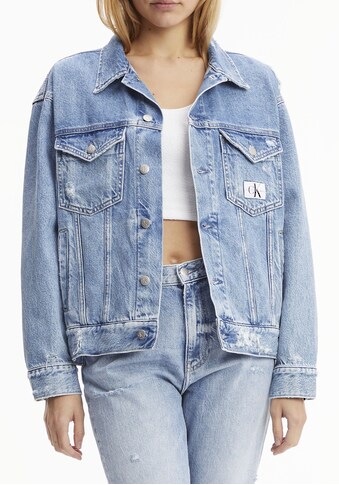 Calvin Klein Jeans Jeansjacke »DAD DENIM JACKET«, in hellblauer Waschung im... kaufen
