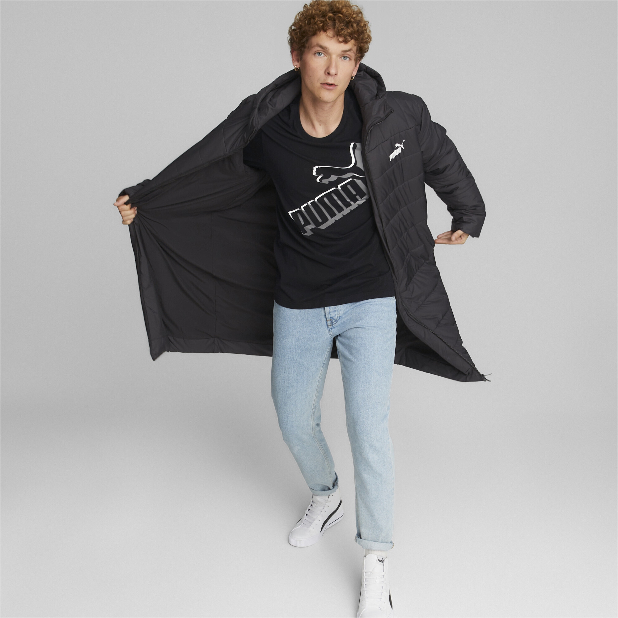 PUMA Winterjacke »Essentials+ Wattierter Mantel Herren«