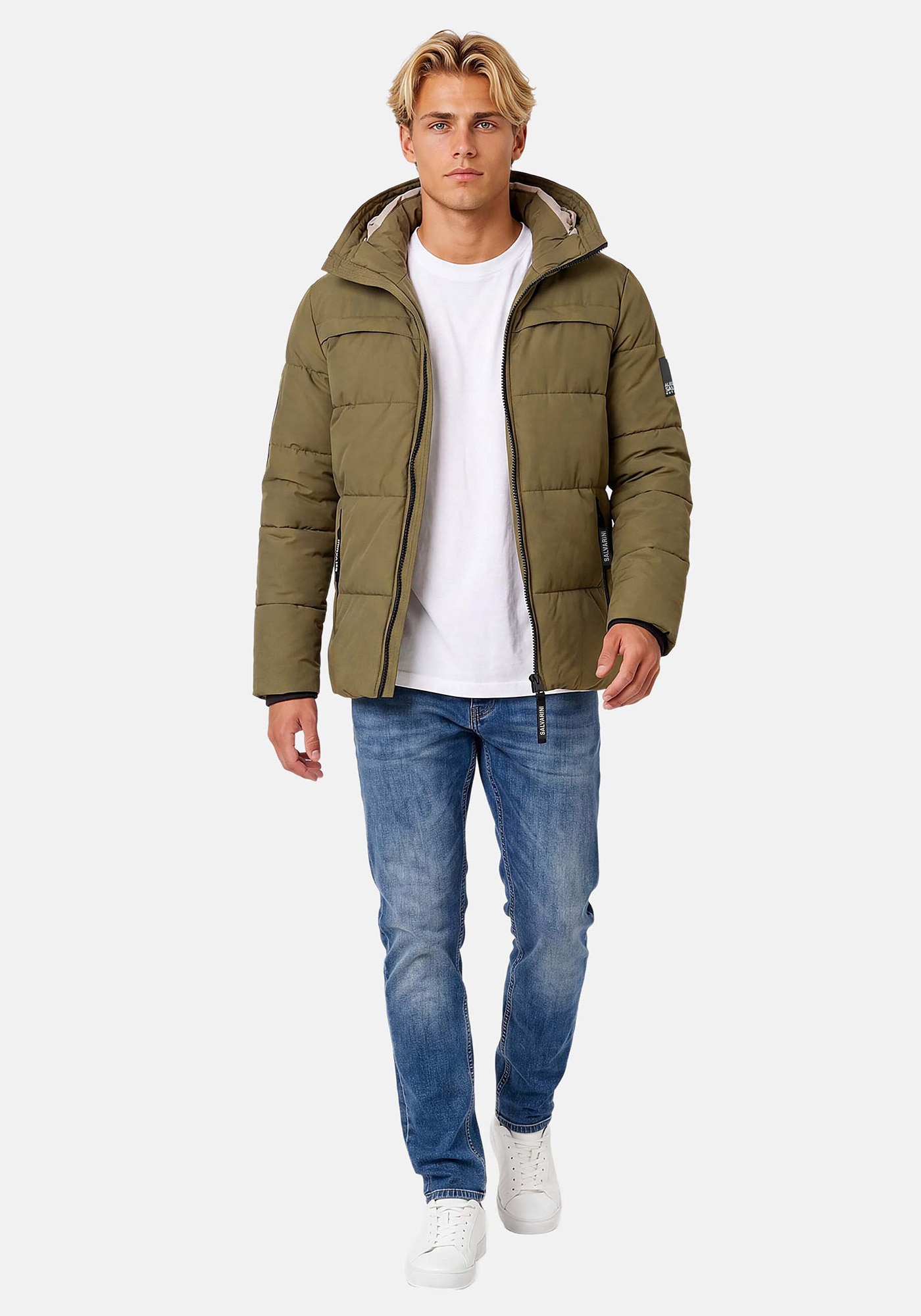 Alessandro Salvarini Winterjacke "ASDiego" mit extra hohem Kragen und vielen Taschen
