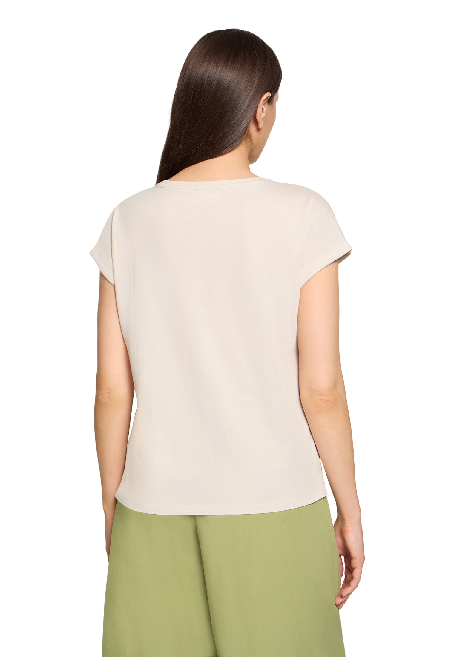 Cartoon Kurzarmshirt »Damen mit Ärmelaufschlag« 1