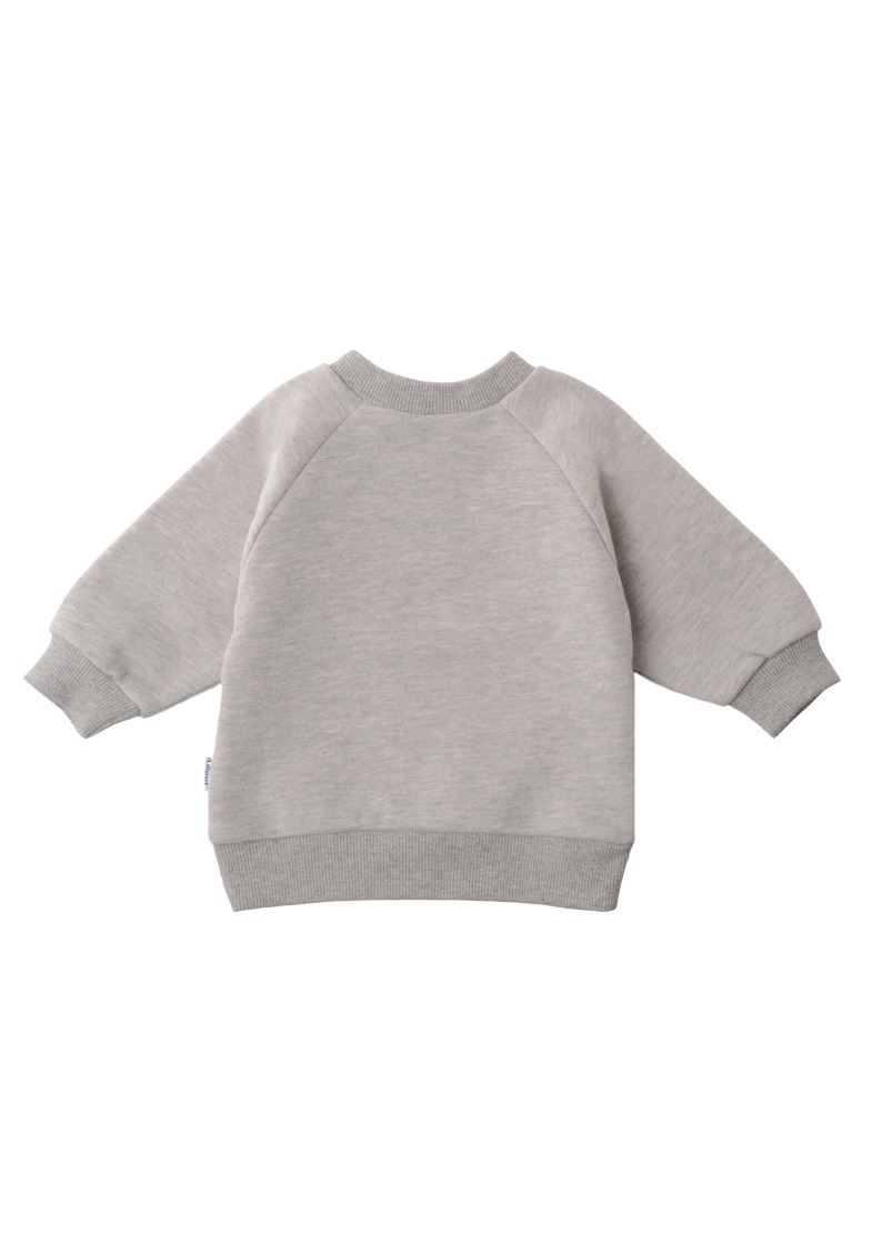 Liliput Sweatshirt »grau melange«, mit elastischen Rippbündchen