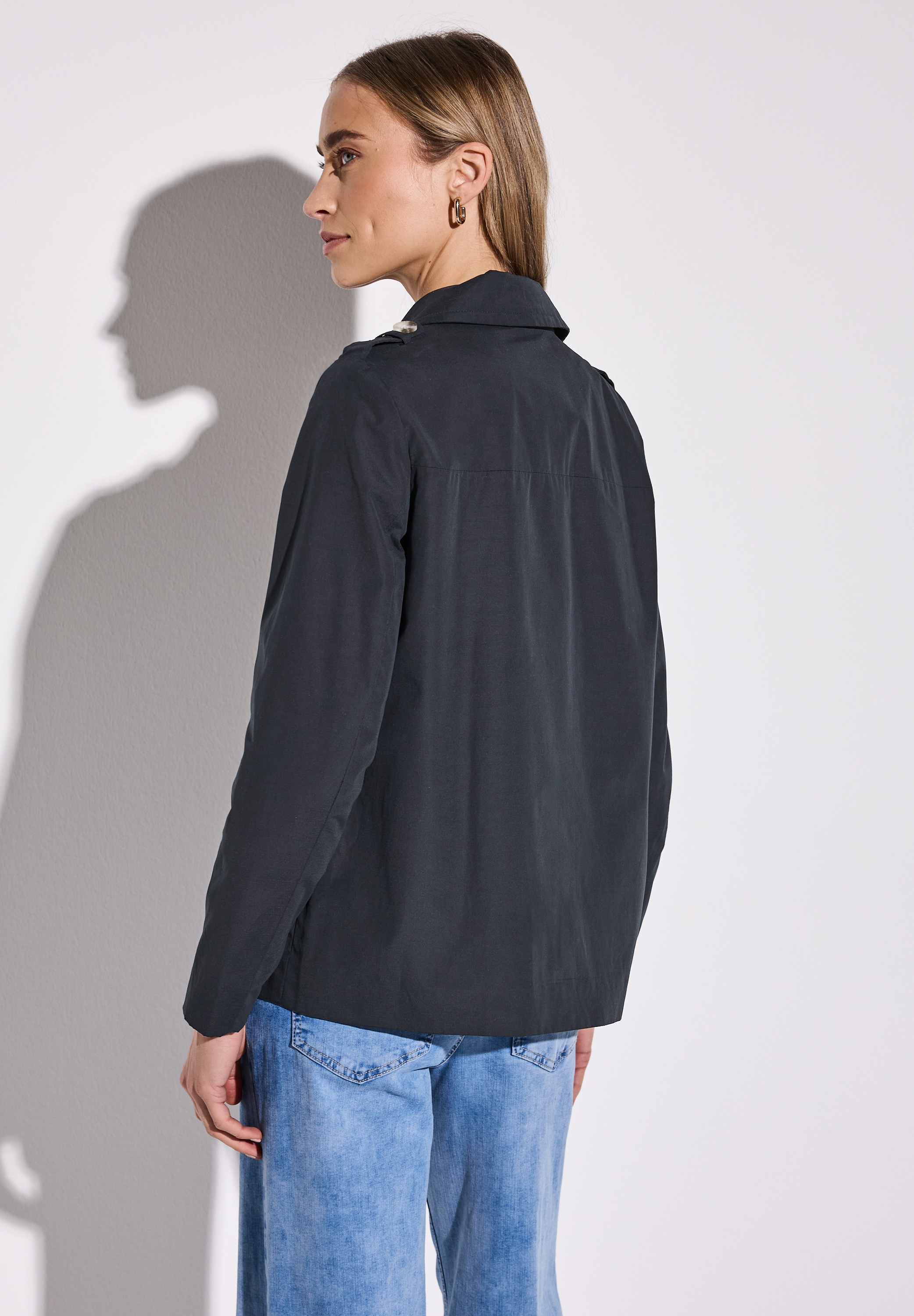 STREET ONE Kurzjacke, ohne Kapuze, mit Reverskragen