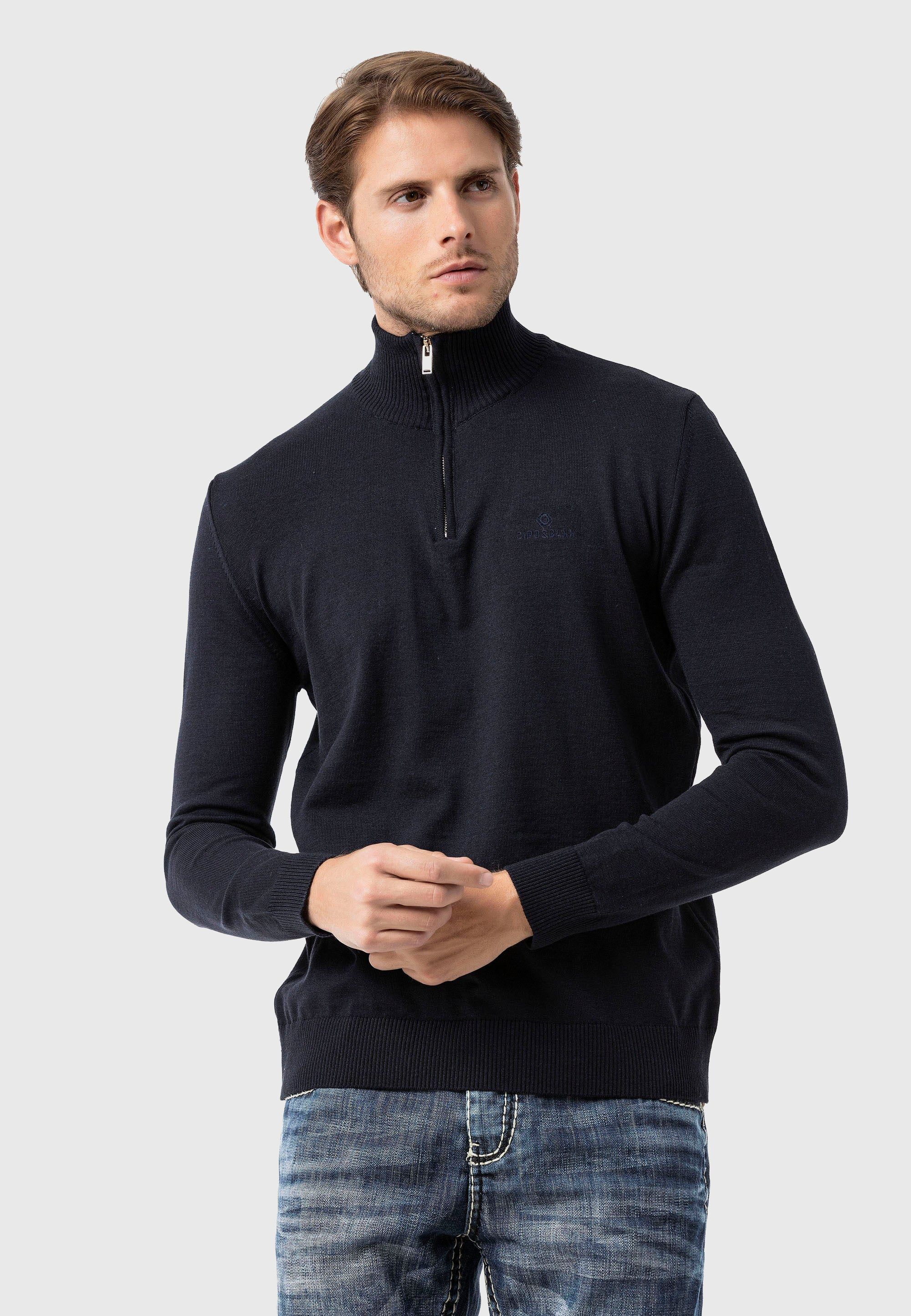 Cipo & Baxx CP283 Pullover Navy Blue M