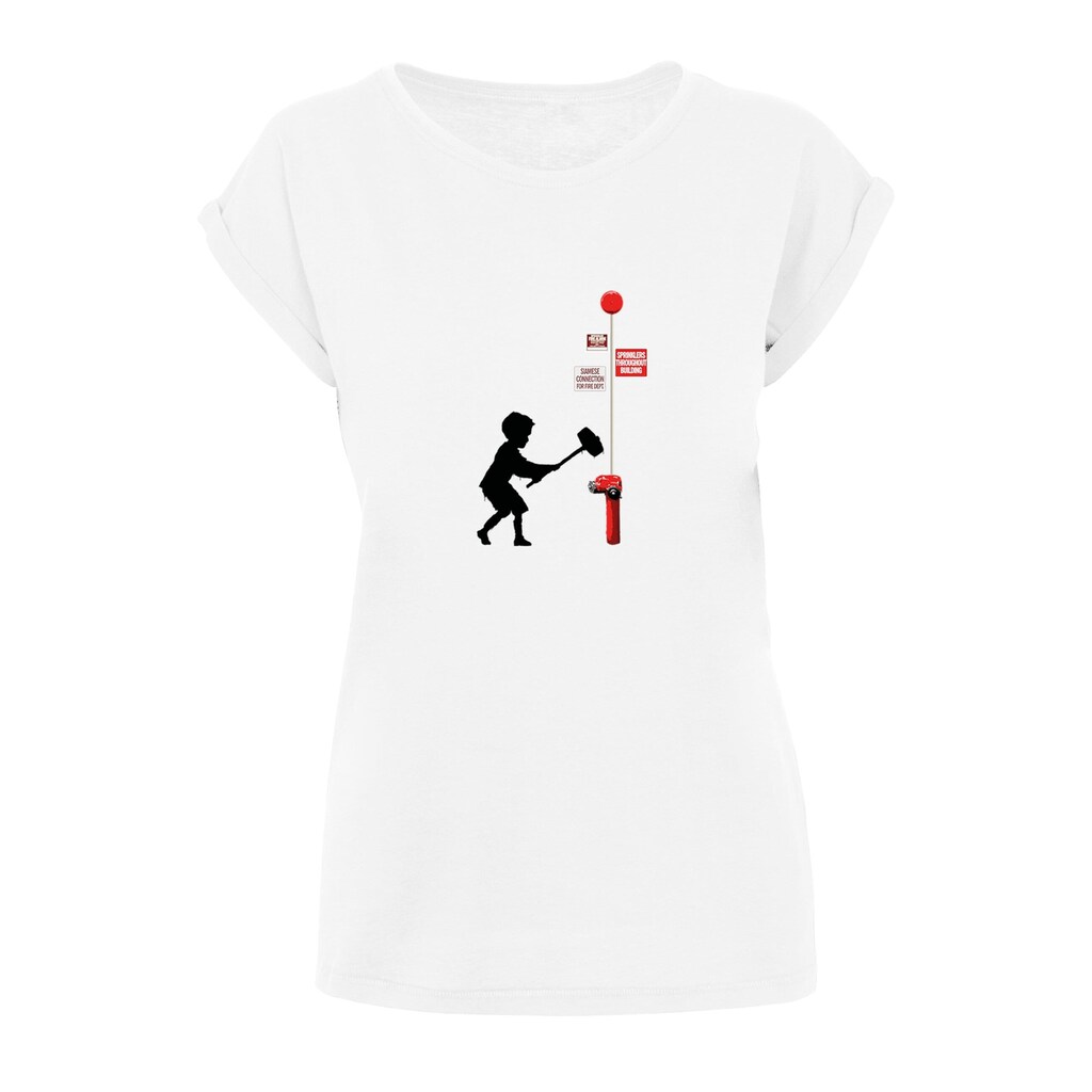 Merchcode T-Shirt »Merchcode Damen Ladies Hammer Boy T-Shirt«, (1 tlg.)