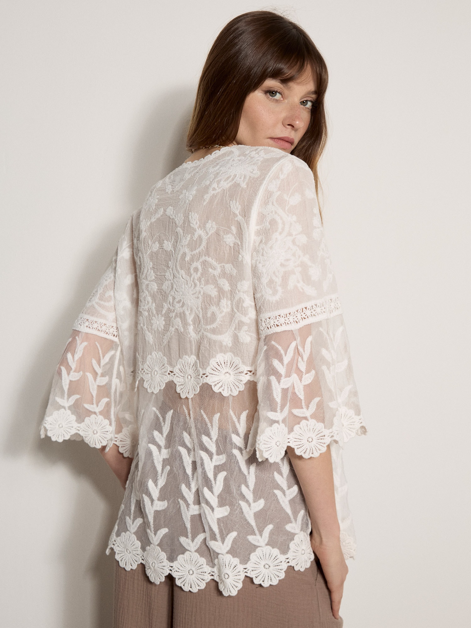 Apricot Klassische Bluse »Bluse« mit Stickerei