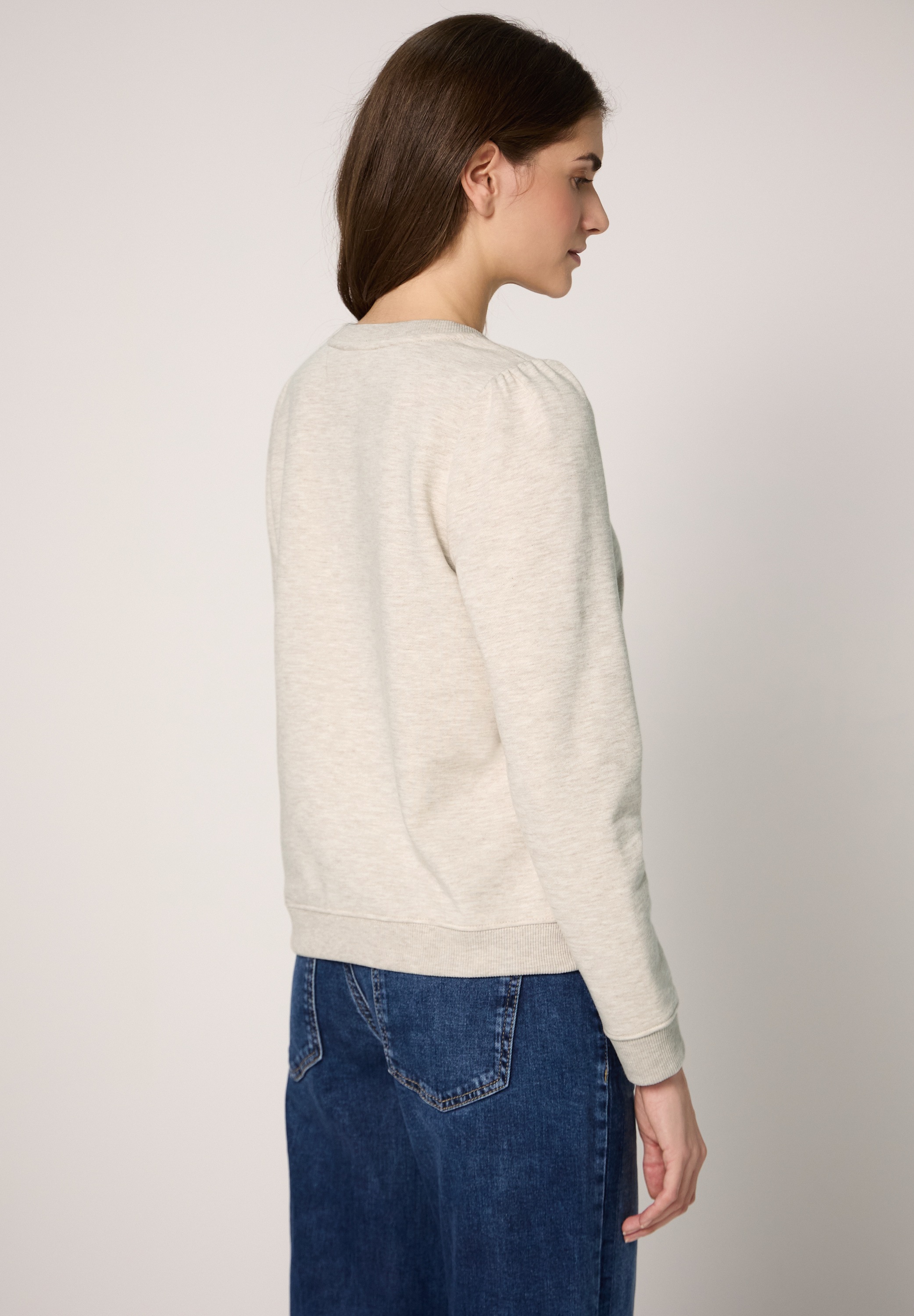 STREET ONE STUDIO Langarmshirt mit Knopfleiste