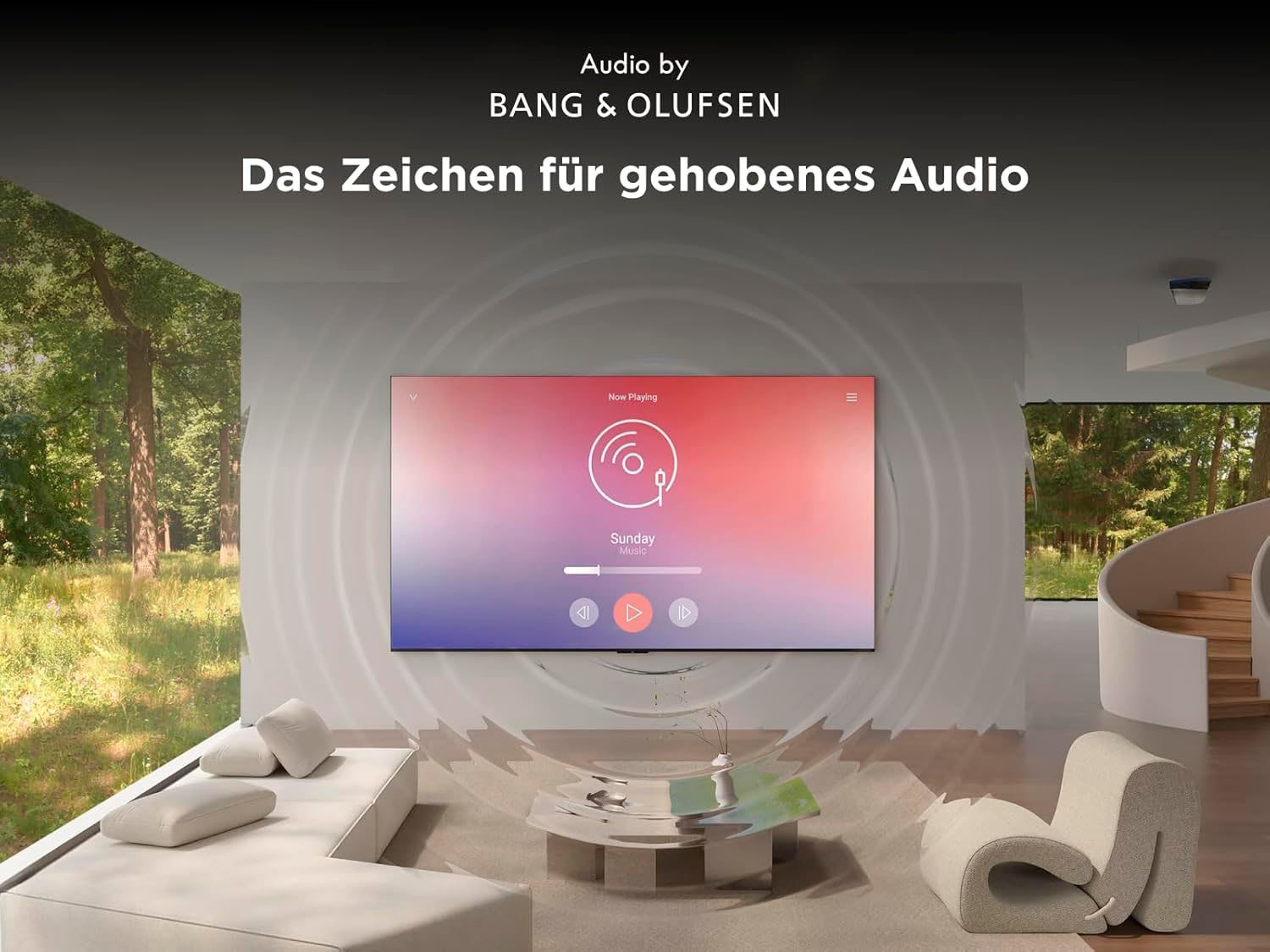 TCL QLED Mini LED-Fernseher »85Q7CX2«, Smart-TV-Google TV, Audio von Bang & Olufsen, Präzises Dimming, Smart TV, Apple TV, 4K HDR