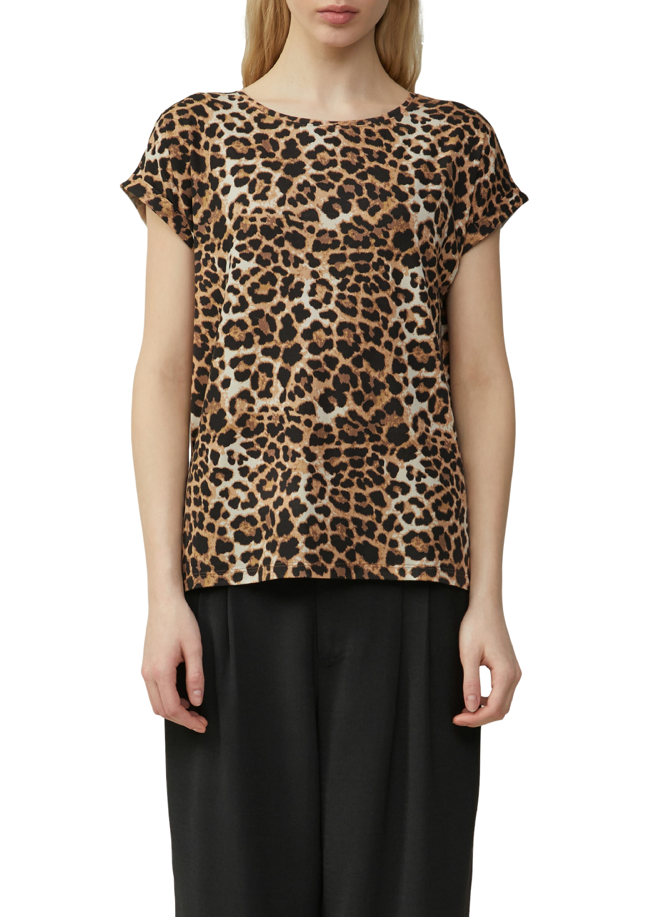 QS T-Shirt, mit All-Over Print günstig online kaufen