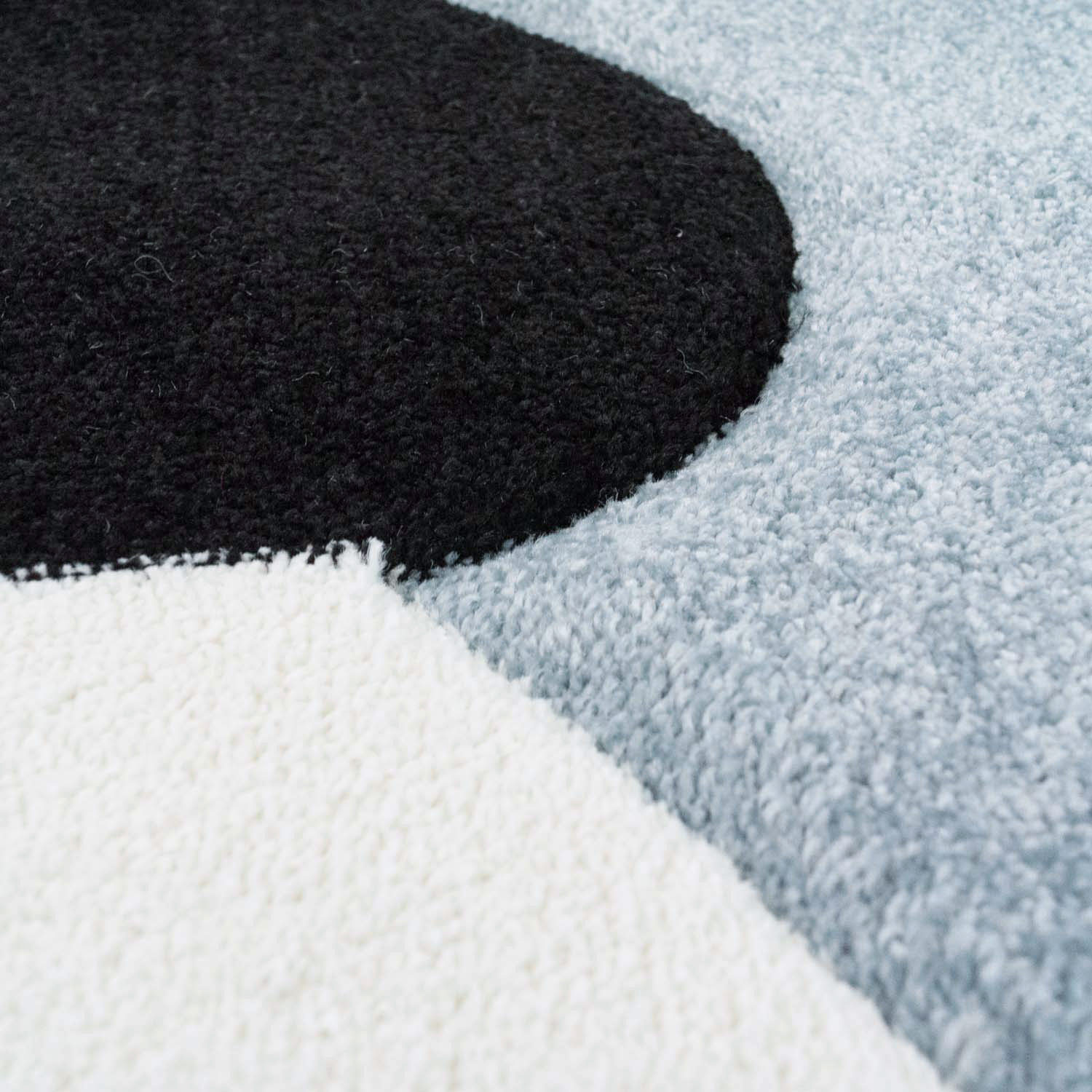 Thumbnail - Carpet City Kinderteppich "Bueno Kids 1389", rund, 13 mm Höhe, Spielteppich, Panda-Bär, 3D-Effekt, Weicher Flor, Pflegel...