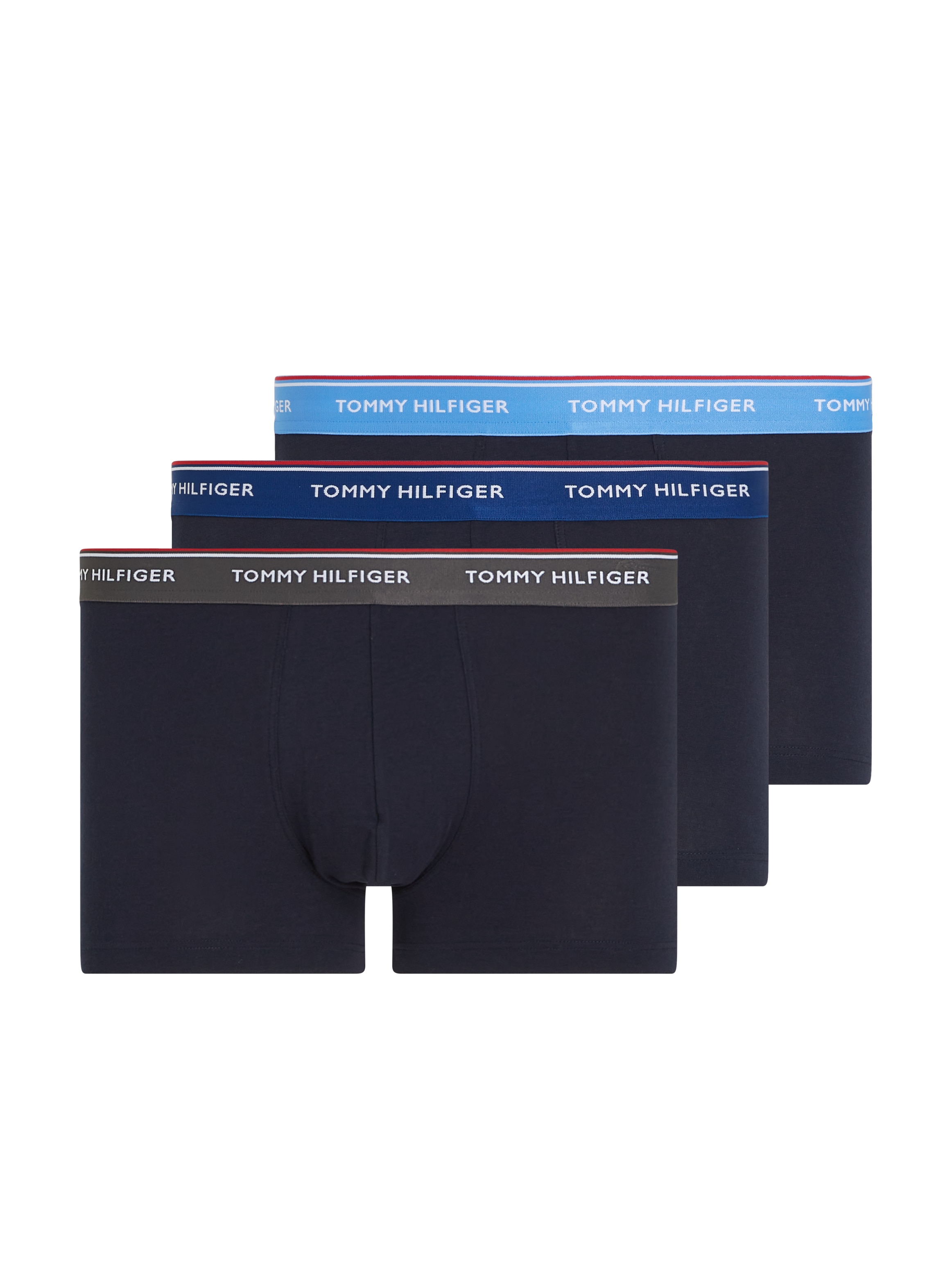 Tommy Hilfiger Underwear Trunk "3P WB TRUNK", (Packung, 3 St., 3er-Pack), mit Logo-Elastikbund