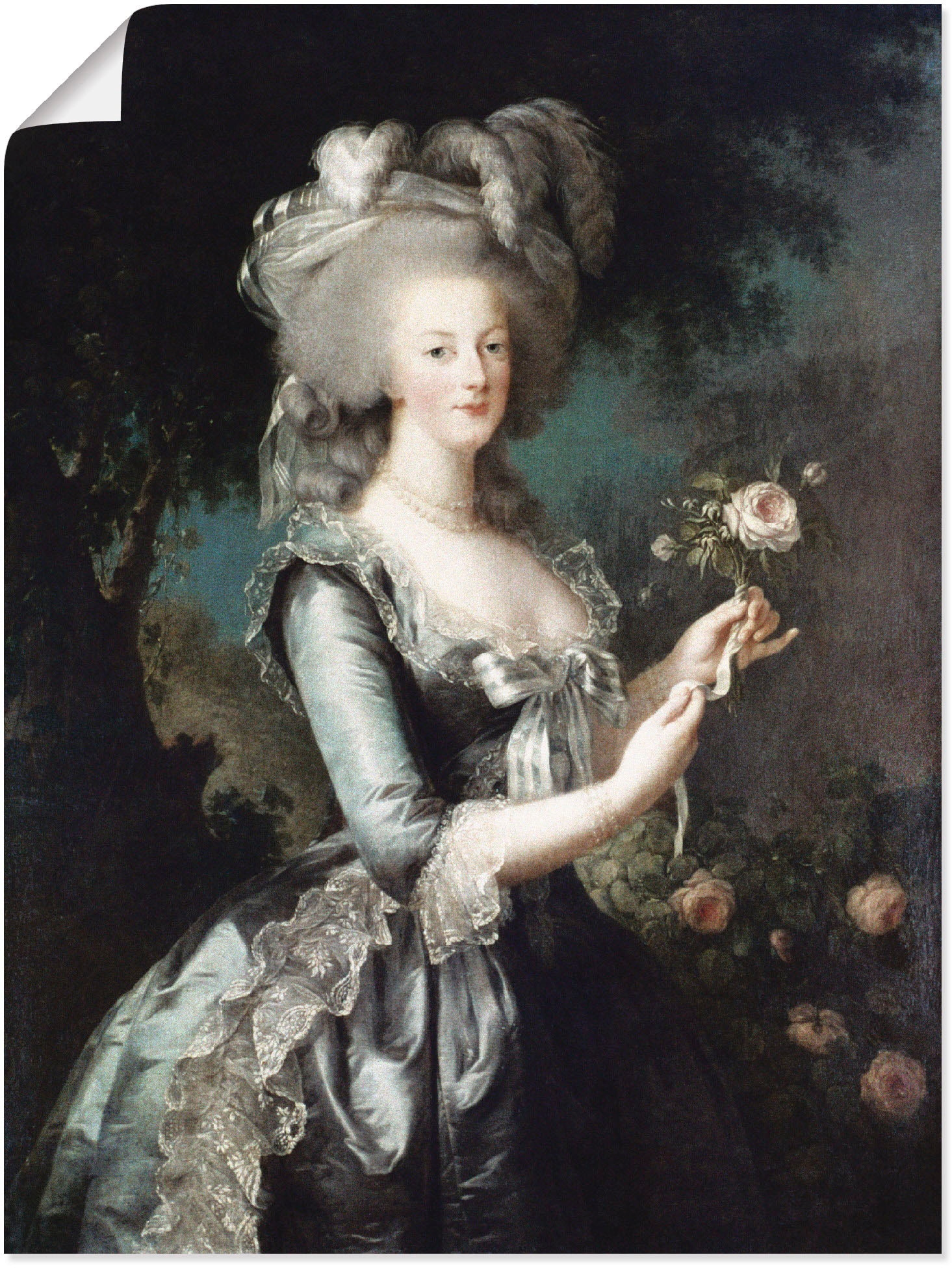 Artland Wandbild "Marie Antoinette, 1783" Menschen 1 Stk. tlg. als Alubild, günstig online kaufen