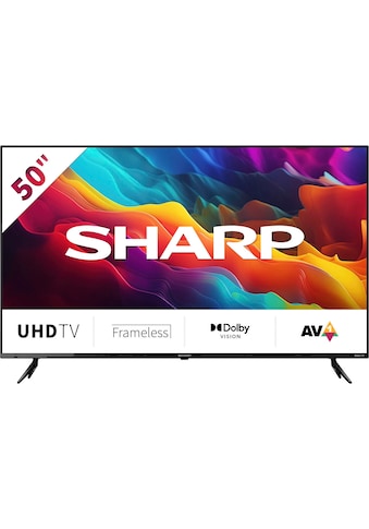 LED-Fernseher »4T-C50FJx«, 126 cm/50 Zoll, 4K Ultra HD, Smart-TV, Roku TV nur in...