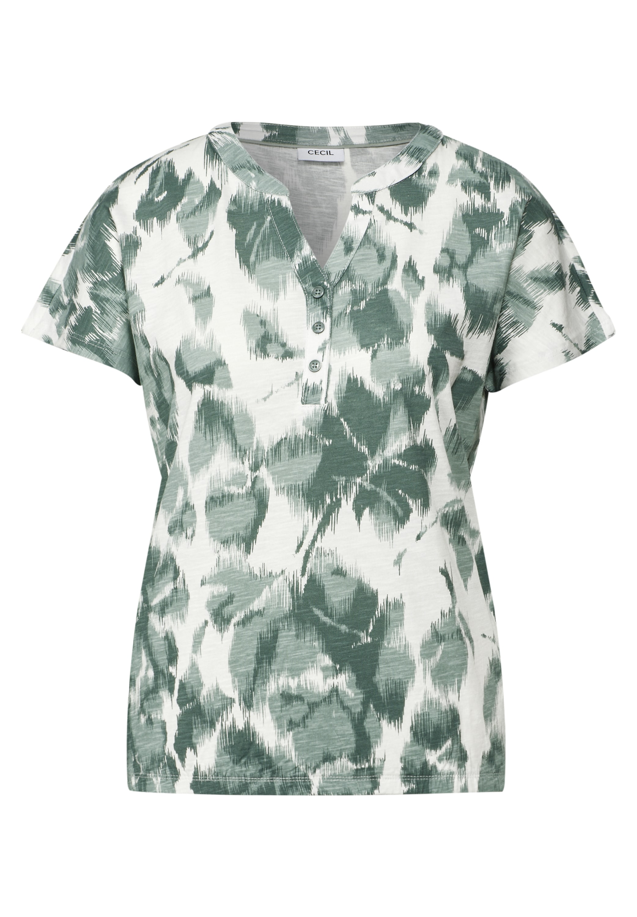 Cecil Print-Shirt, aus reiner Baumwolle