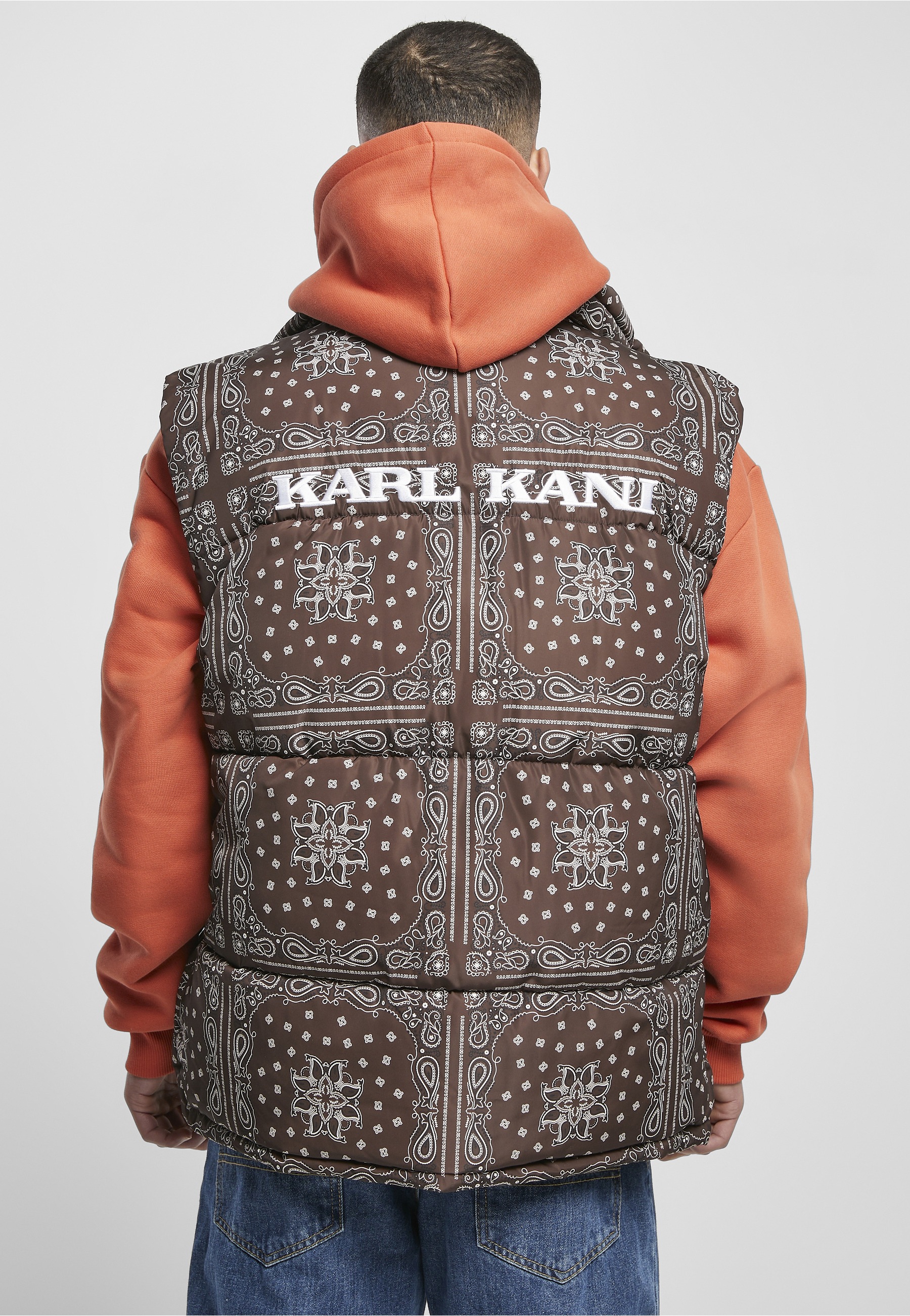 Karl Kani Jerseyweste »Karl Kani Herren KM224-061-1KK OG Paisely Puffer Vest« 1