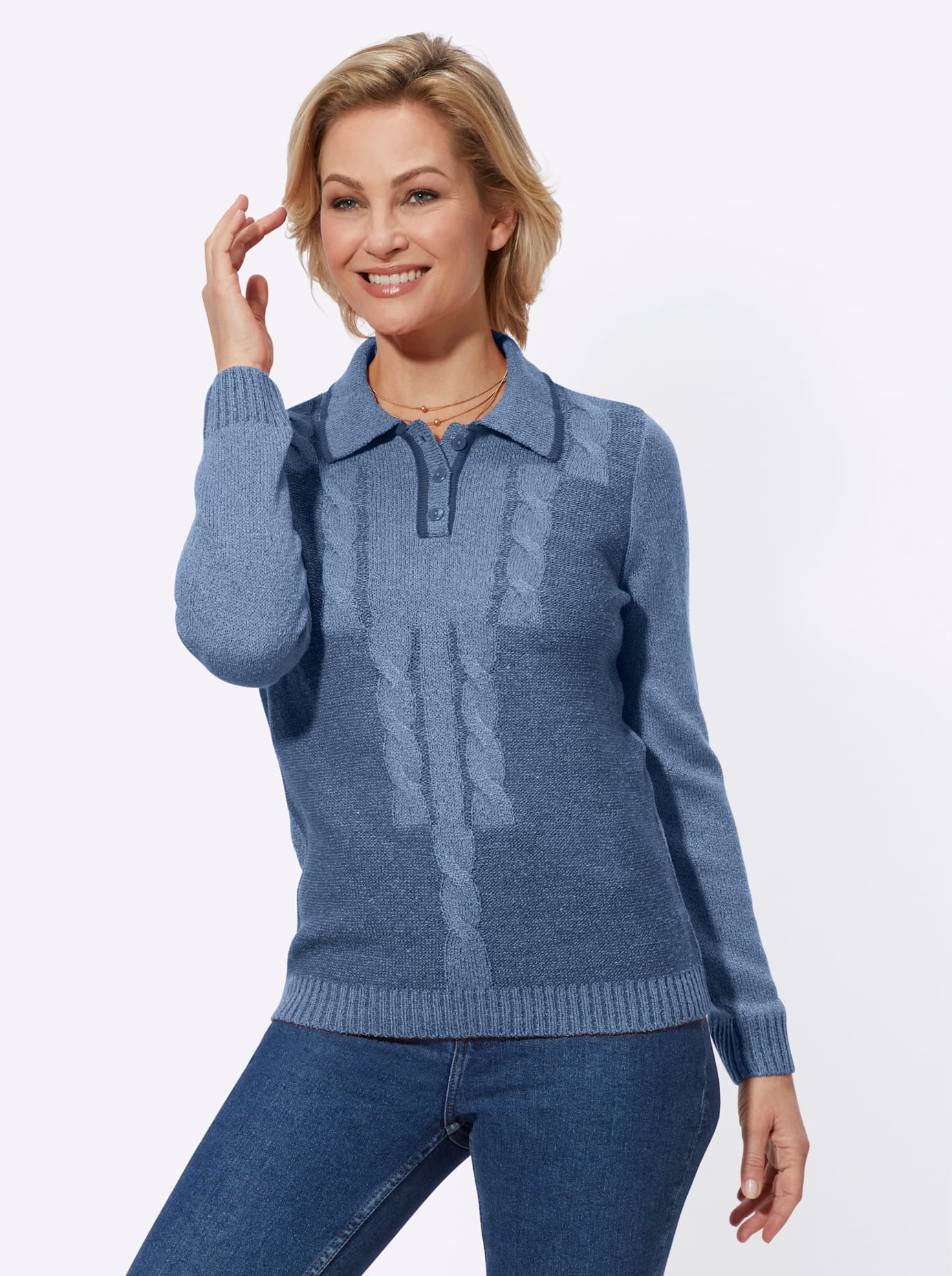 Polokragenpullover »Pullover«