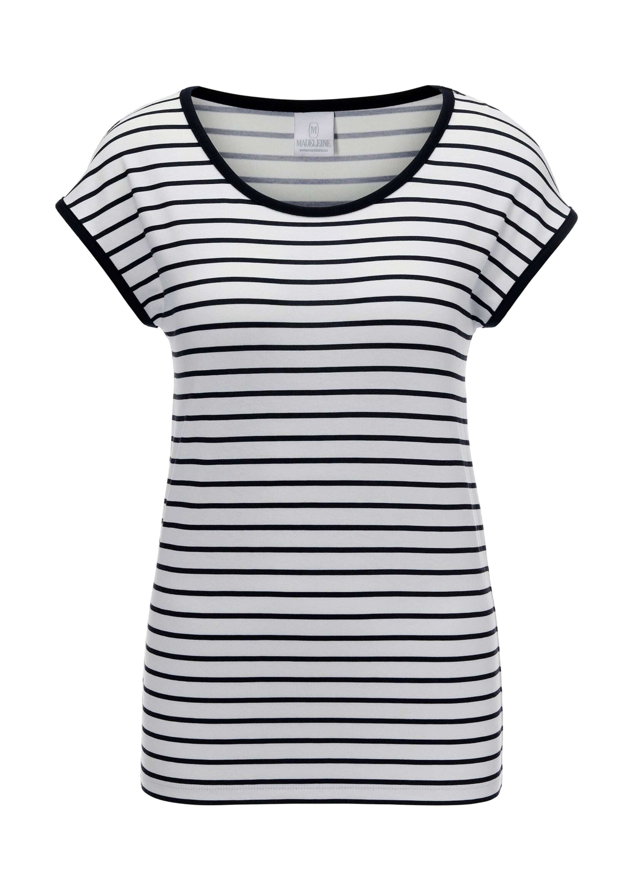MADELEINE Kurzarmshirt "Shirt Ärmelloses Ringelshirt" günstig online kaufen