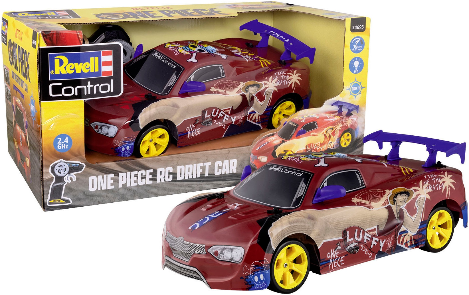 Revell® RC-Auto »Revell® control, One Piece, mit wechselbaren Reifen, 2,4 GHz«