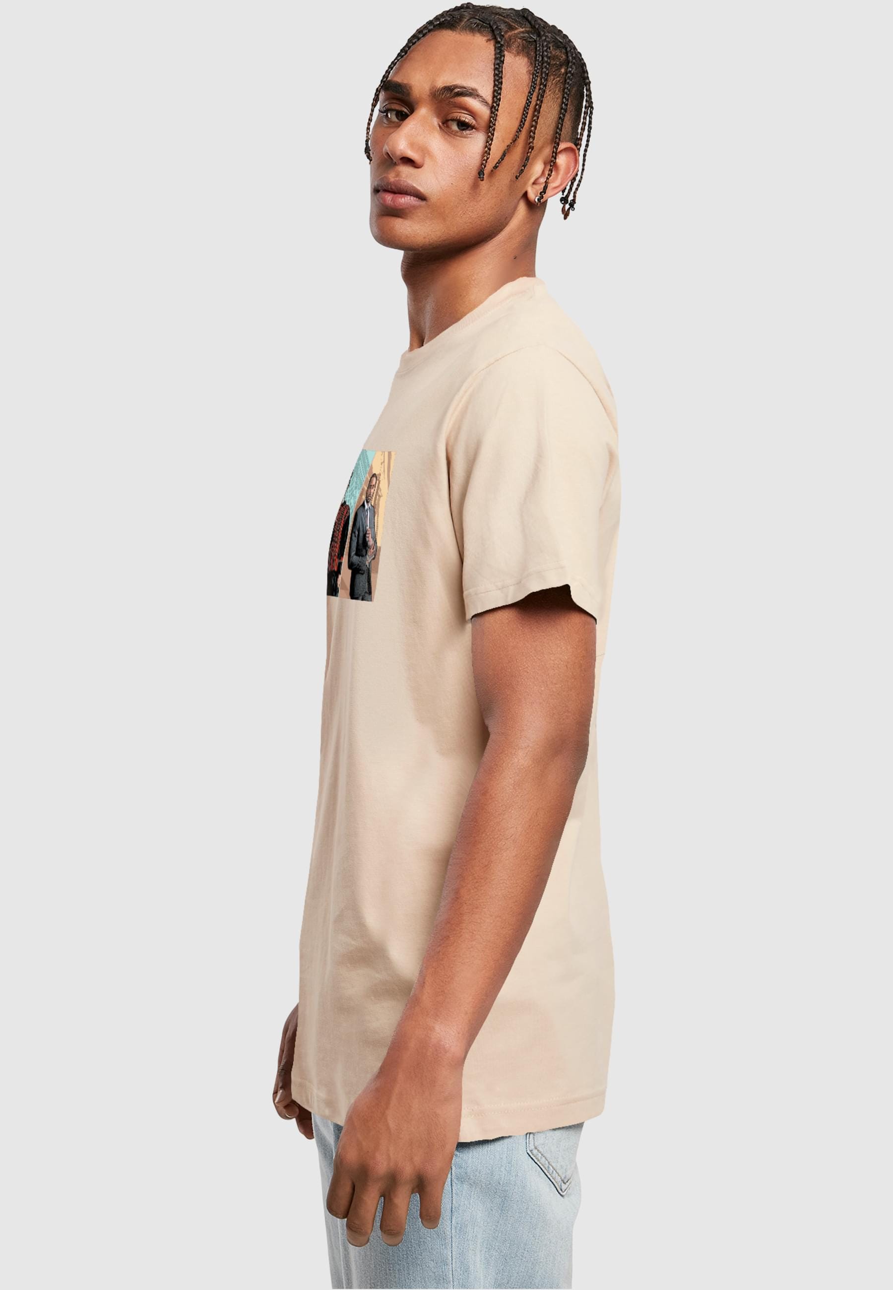 Merchcode T-Shirt »Merchcode Herren Grand Trio T-Shirt Round Neck«, (1 tlg.)