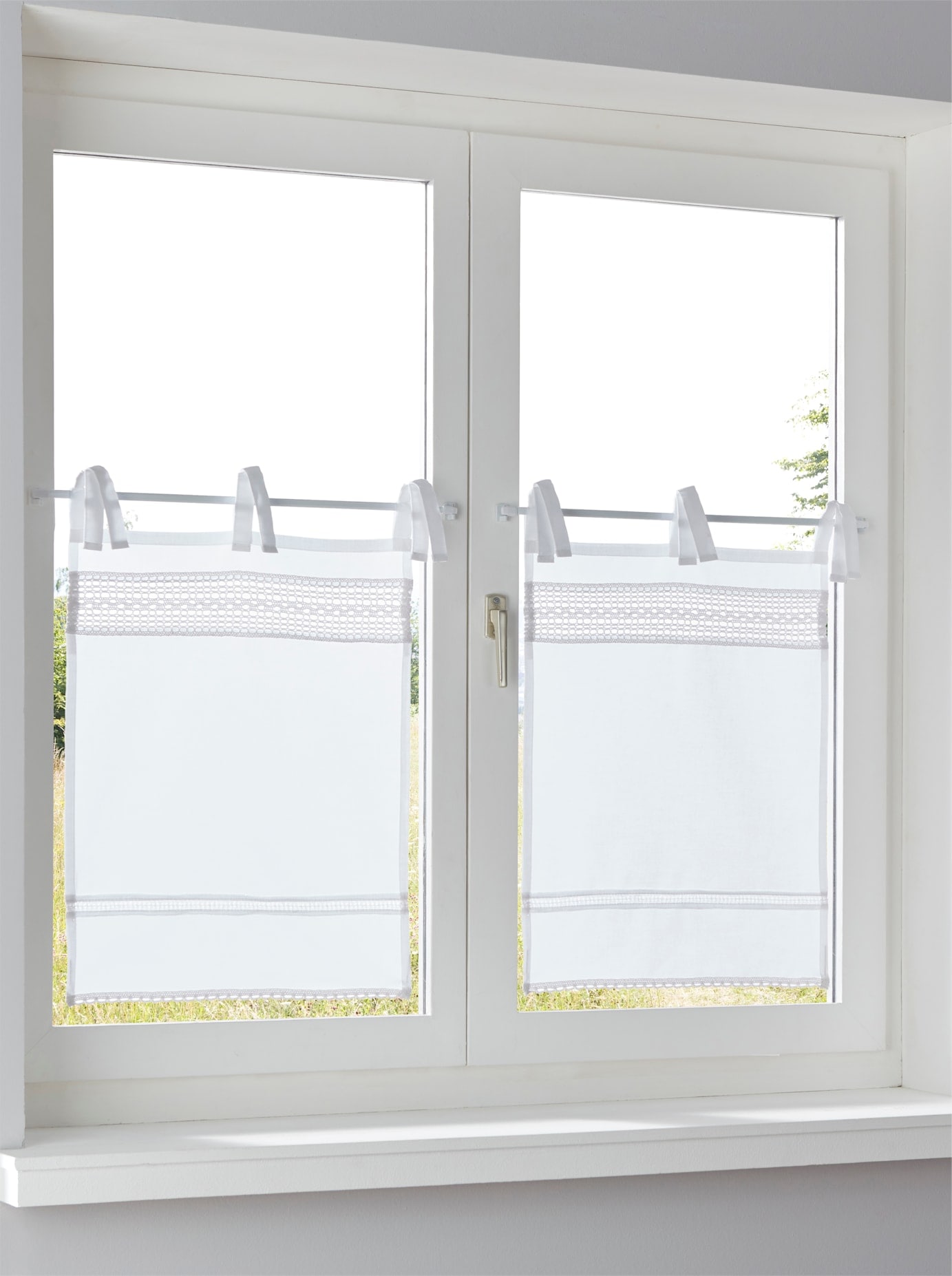 heine home Scheibengardine Bindebänder 1 tlg. günstig online kaufen