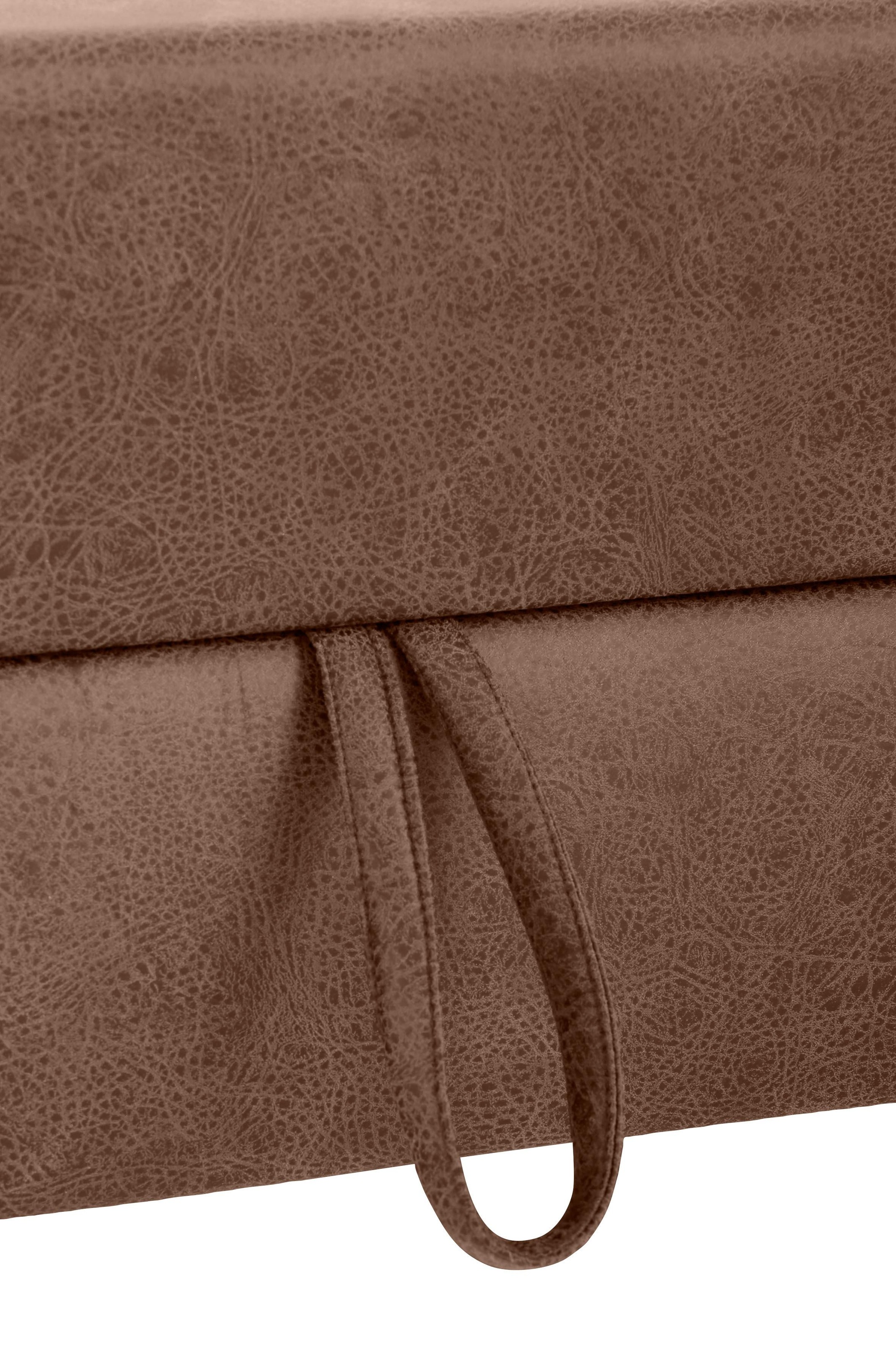 Home affaire Ecksofa »Palmera L-Form«, Federkern, wahlweise mit Bettfunktion und mit/ohne Stauraum