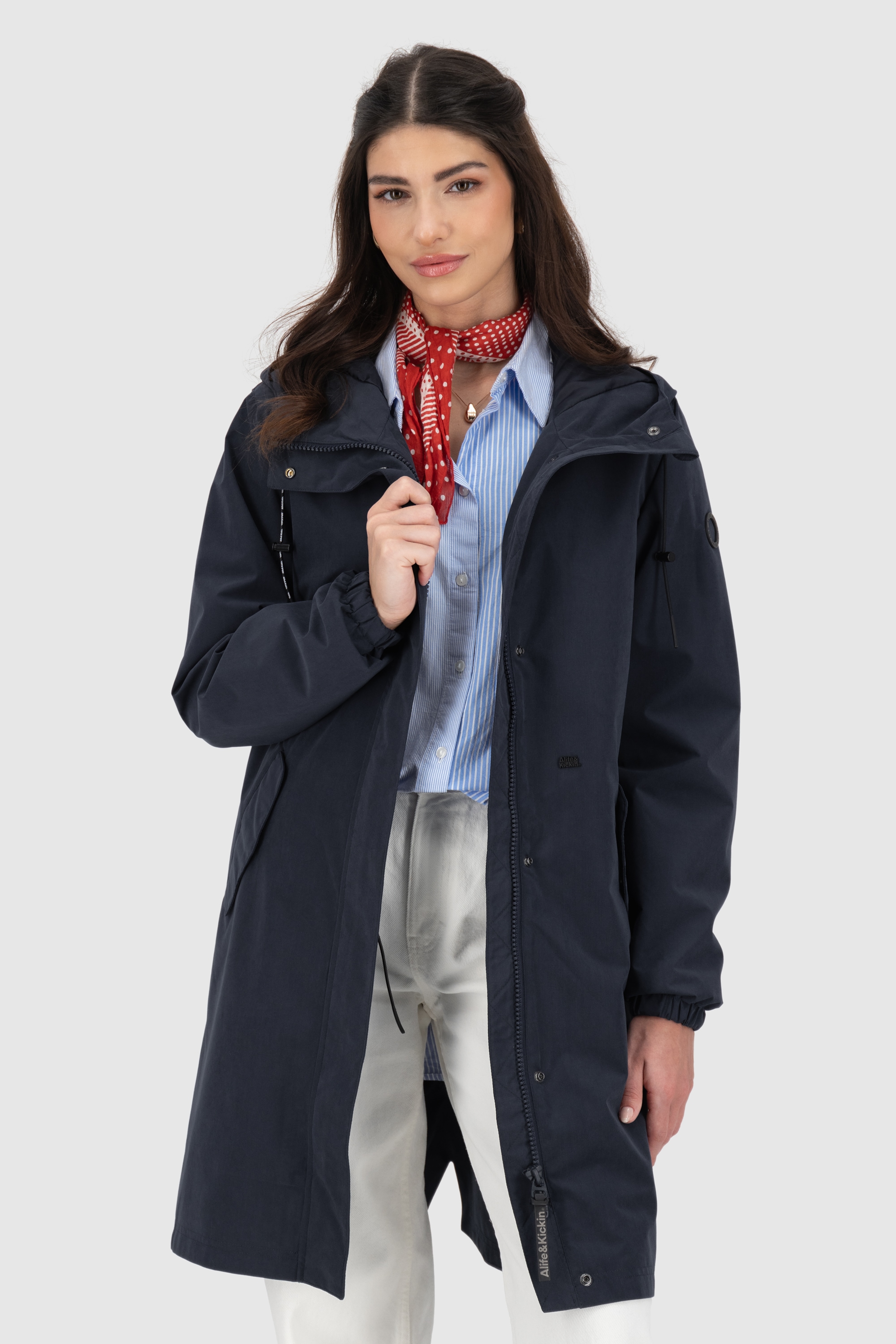 Alife & Kickin Parka "FrizziAKA" mit Kapuze mit Kapuze und Klappentaschen günstig online kaufen