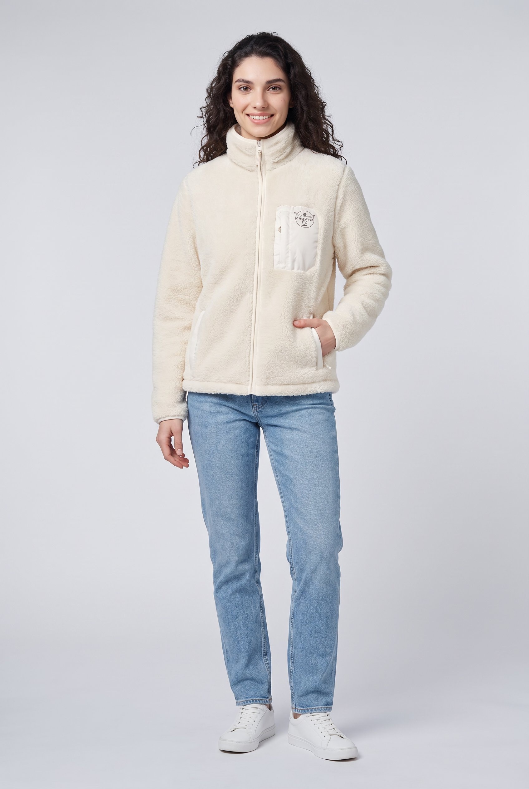 Chiemsee Fleecejacke »Jacket, Regular Fit« sportlicher Stil, aus Polyester, Regular Fit, auch in großen Größen