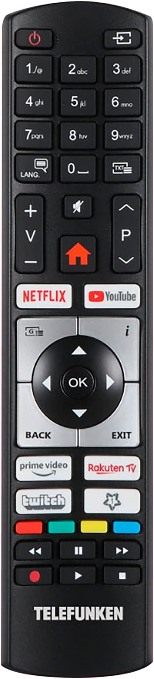 Telefunken LED-Fernseher »L24H554M1CWV« 60 cm/24 HD ready Smart-TV mit 12-Volt Anschluss