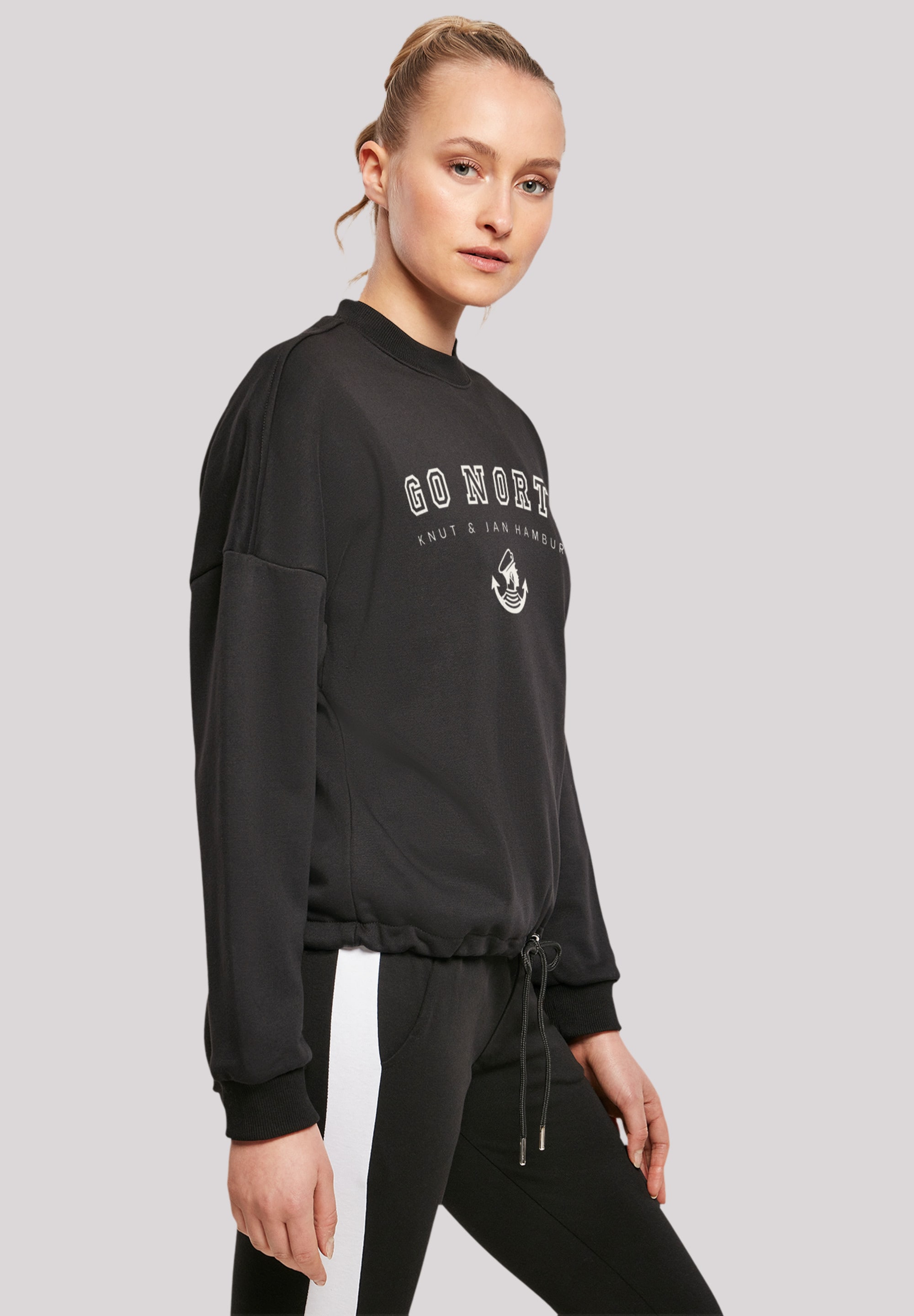 F4NT4STIC Sweatshirt »Go North Knut & Jan Hamburg«, Print