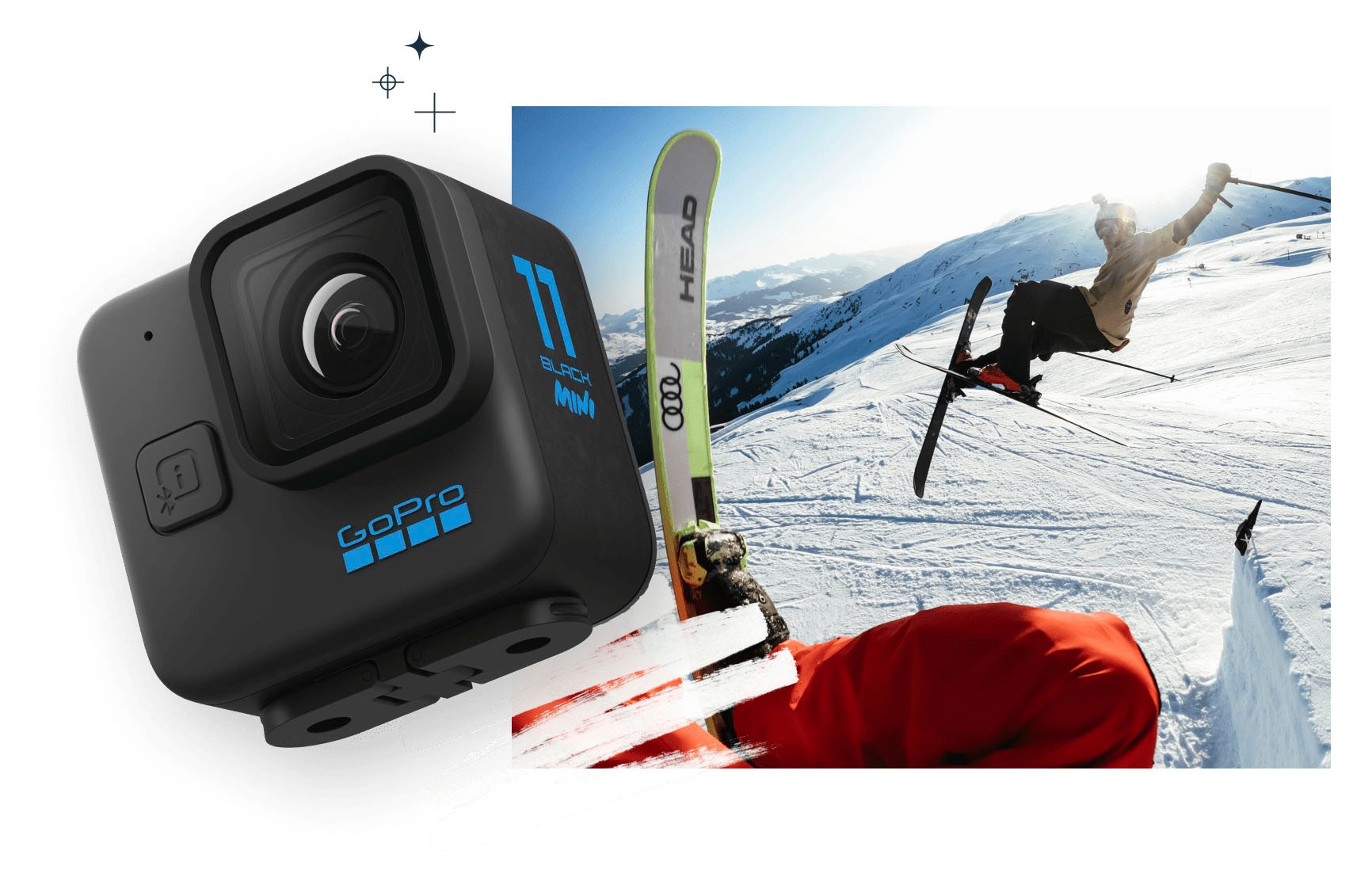 GoPro Camcorder | Mini«, (Wi-Fi) Bluetooth-WLAN »HERO BAUR 11 5,3K, Black