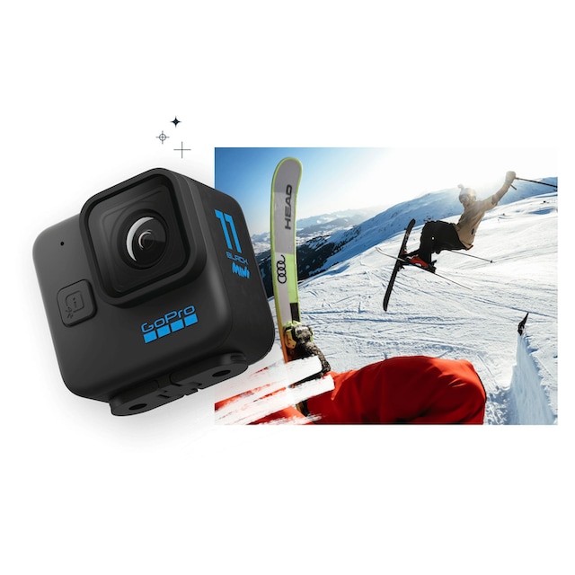 »HERO 5,3K, BAUR Mini«, (Wi-Fi) Bluetooth-WLAN | 11 Black Camcorder GoPro