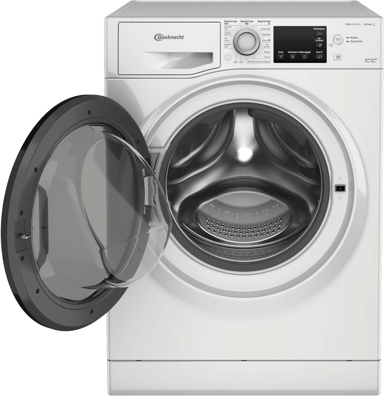 BAUKNECHT Waschtrockner "WT Super Eco 9614 C" 9 kg /6 kg 75 dB(A) günstig online kaufen