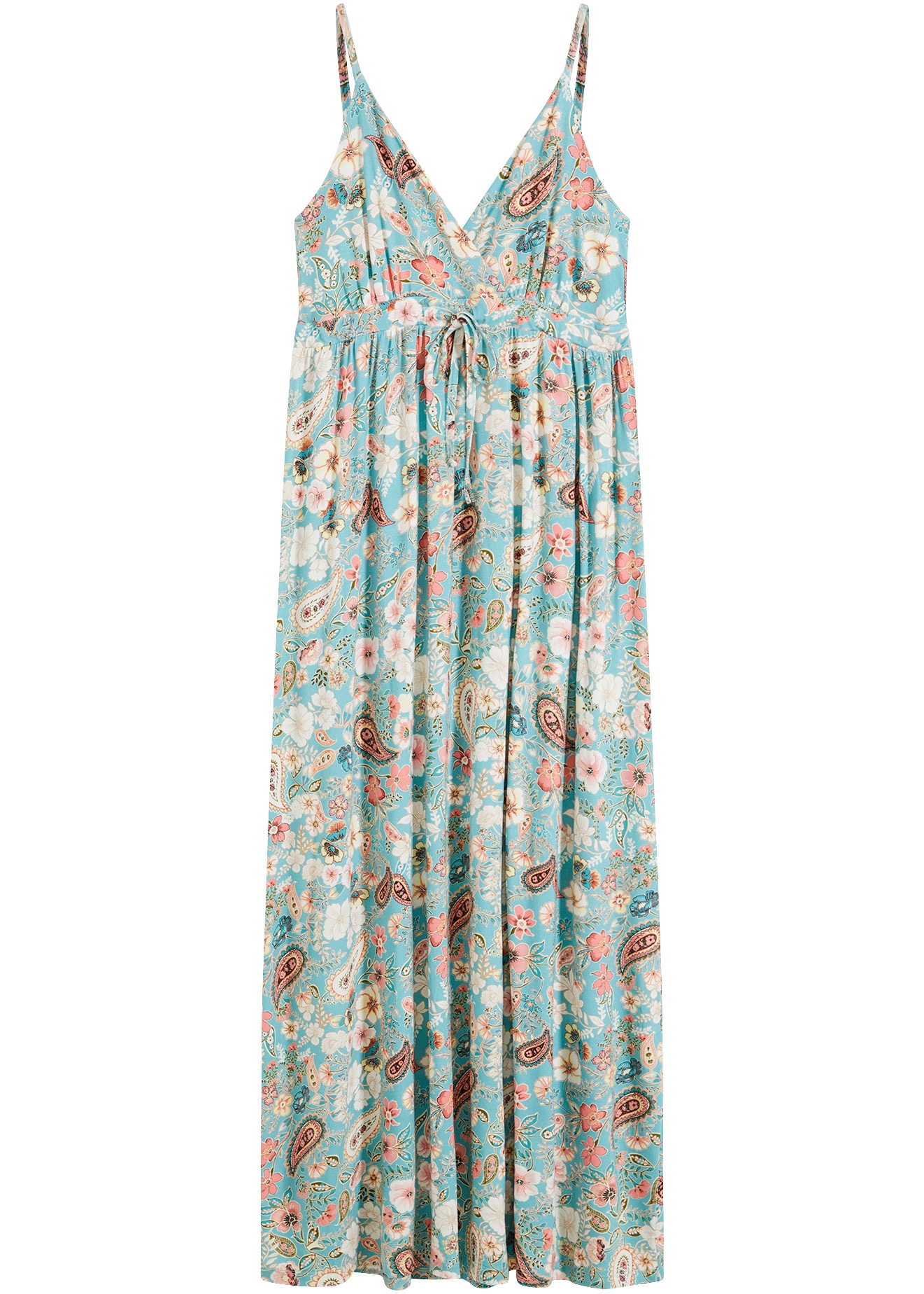 bonprix Maxikleid sommerliches Maxikleid, mit modischem Print, lockere Passform