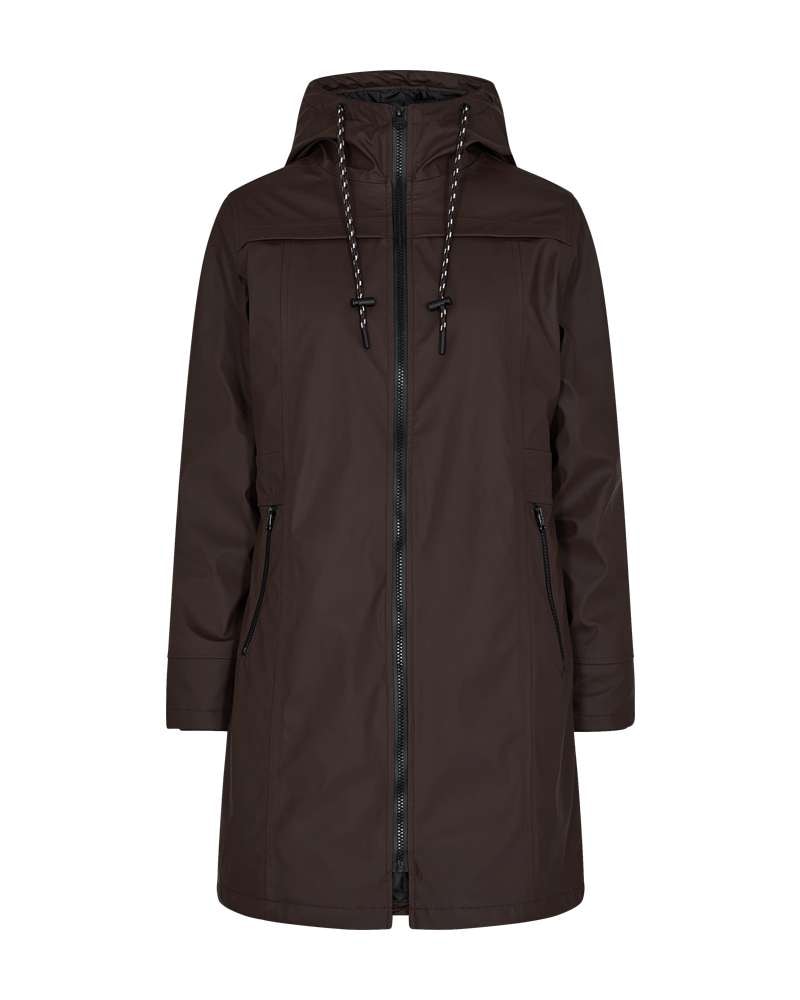 FREEQUENT Regenjacke "FQRAIN-JACKET" mit Kapuze wasserabweisend mit Kapuze