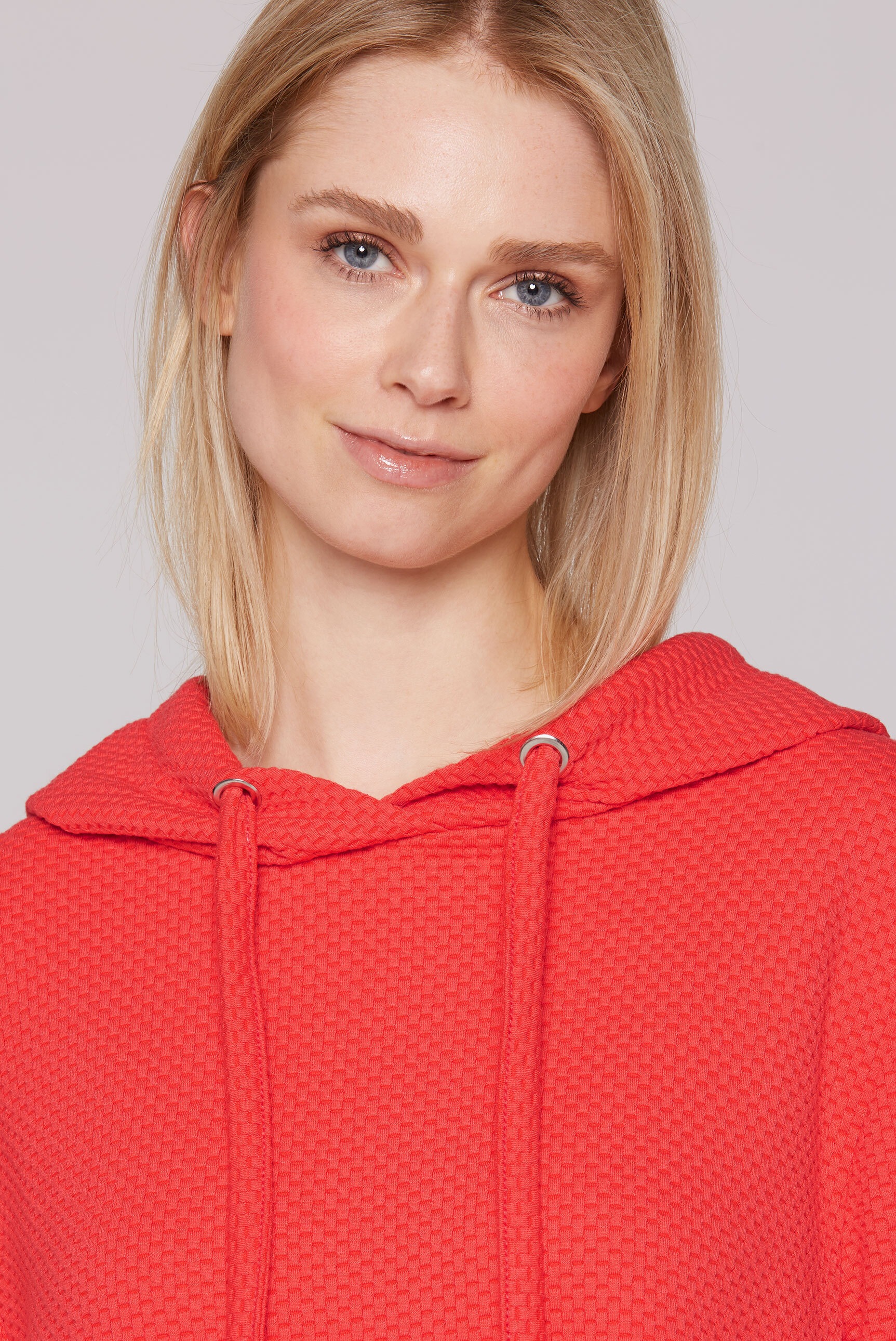 SOCCX Kapuzensweatshirt, mit Seitenschlitze