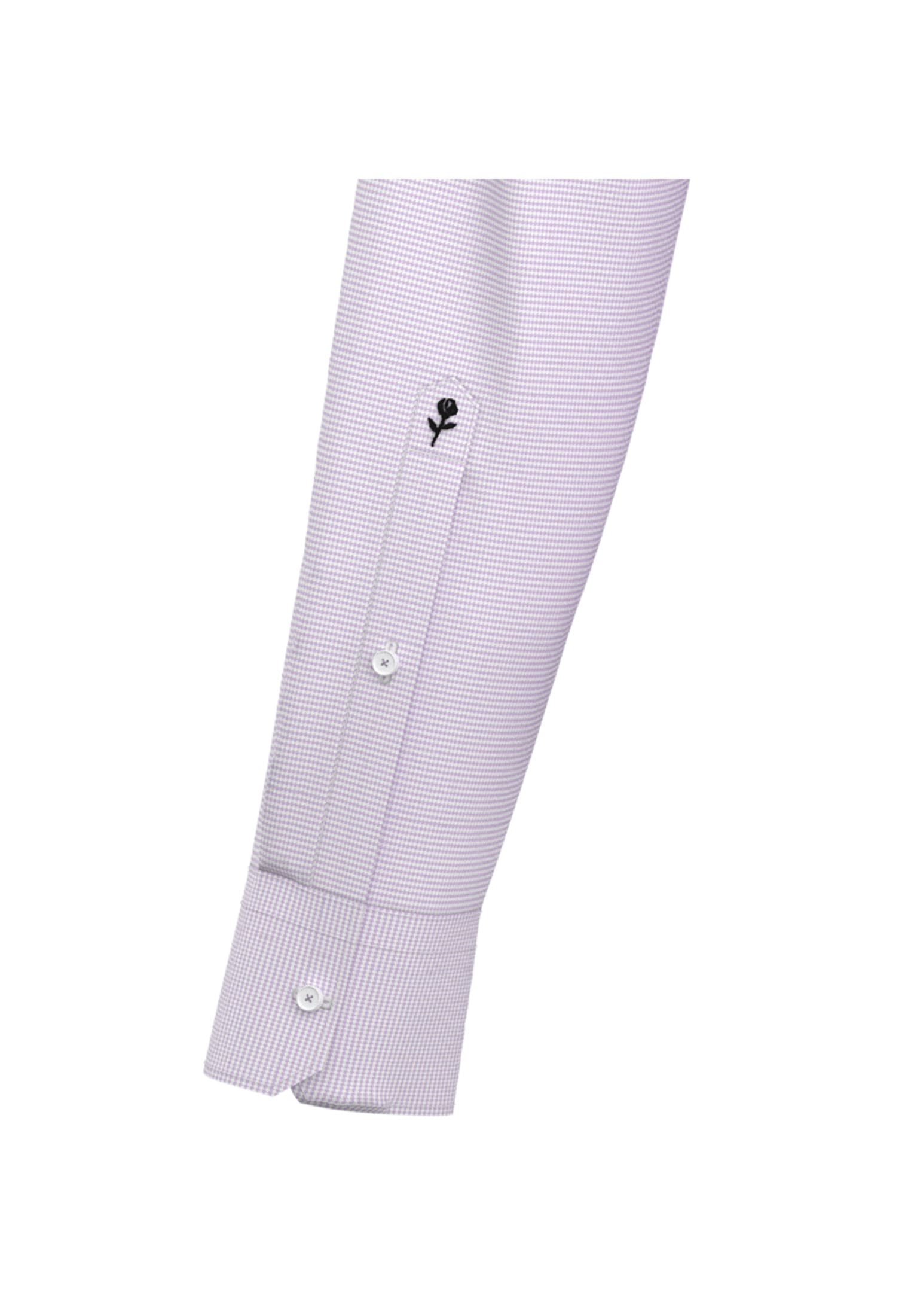 seidensticker Businesshemd »Schwarze Rose«, Shaped Kentkragen Struktur