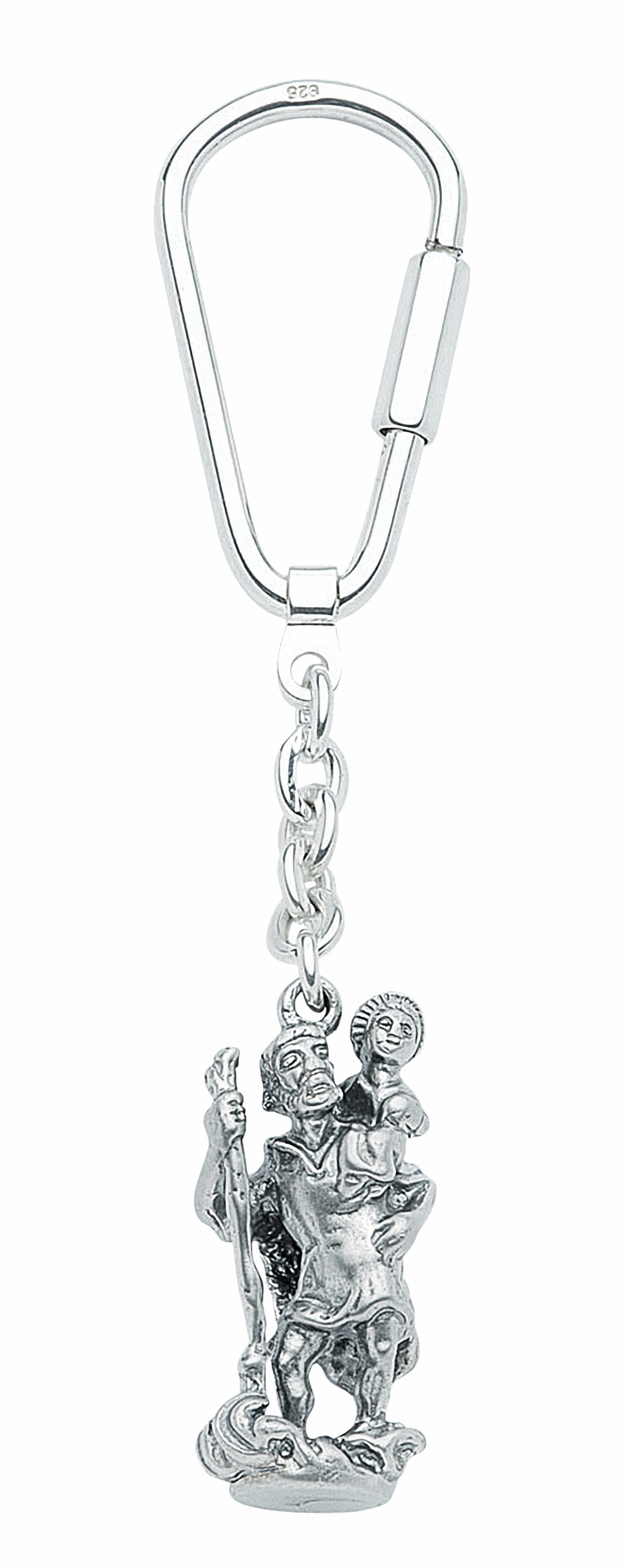 ADELIA ́S Damen Kettenanhänger "Anhänger Christophorus 925 Silber", Silber 925 (Sterlingsilber), silber, Silber 925 (Sterlingsilber), Schmuckanhänger,